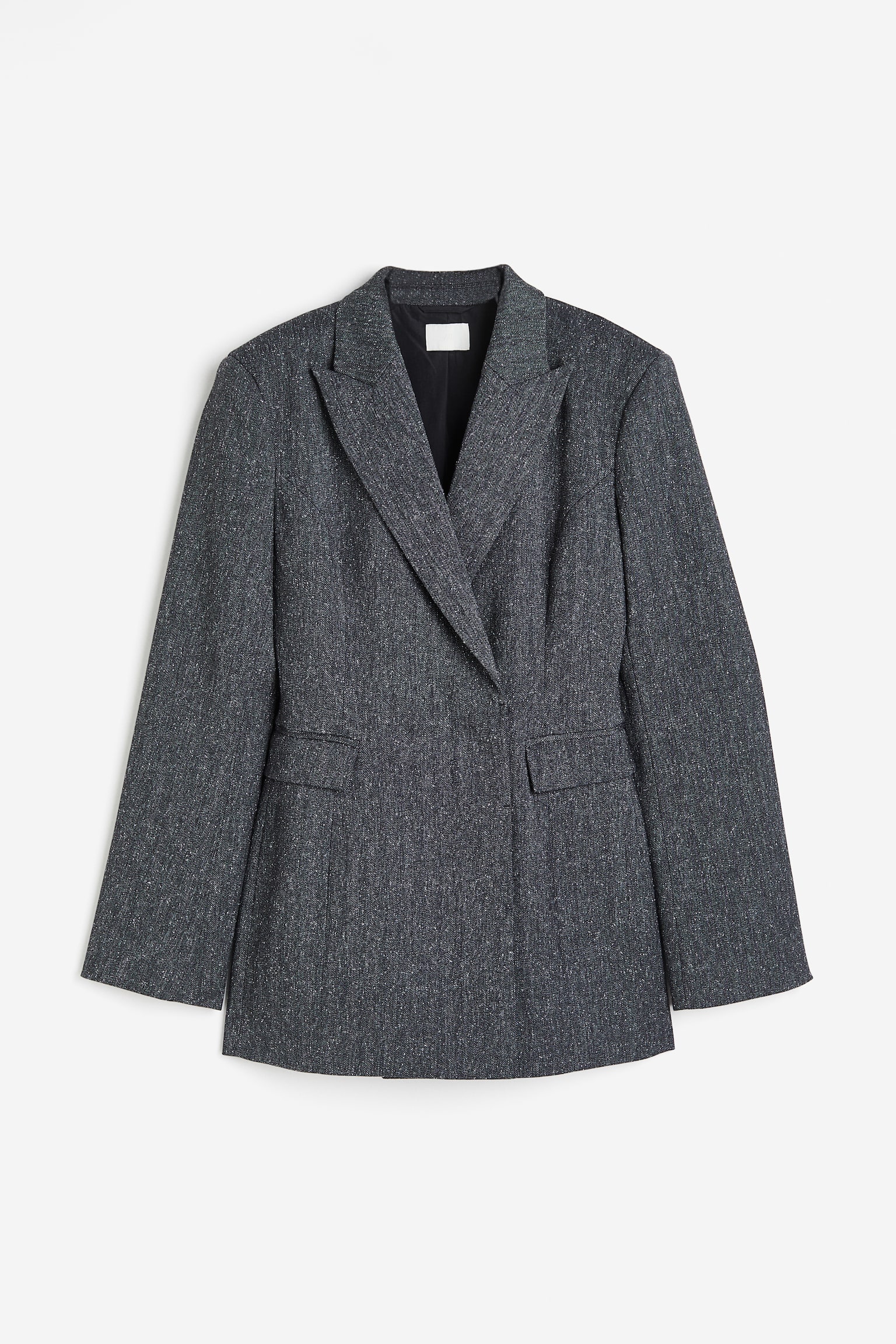 Fitted blazer - Dark grey - 1