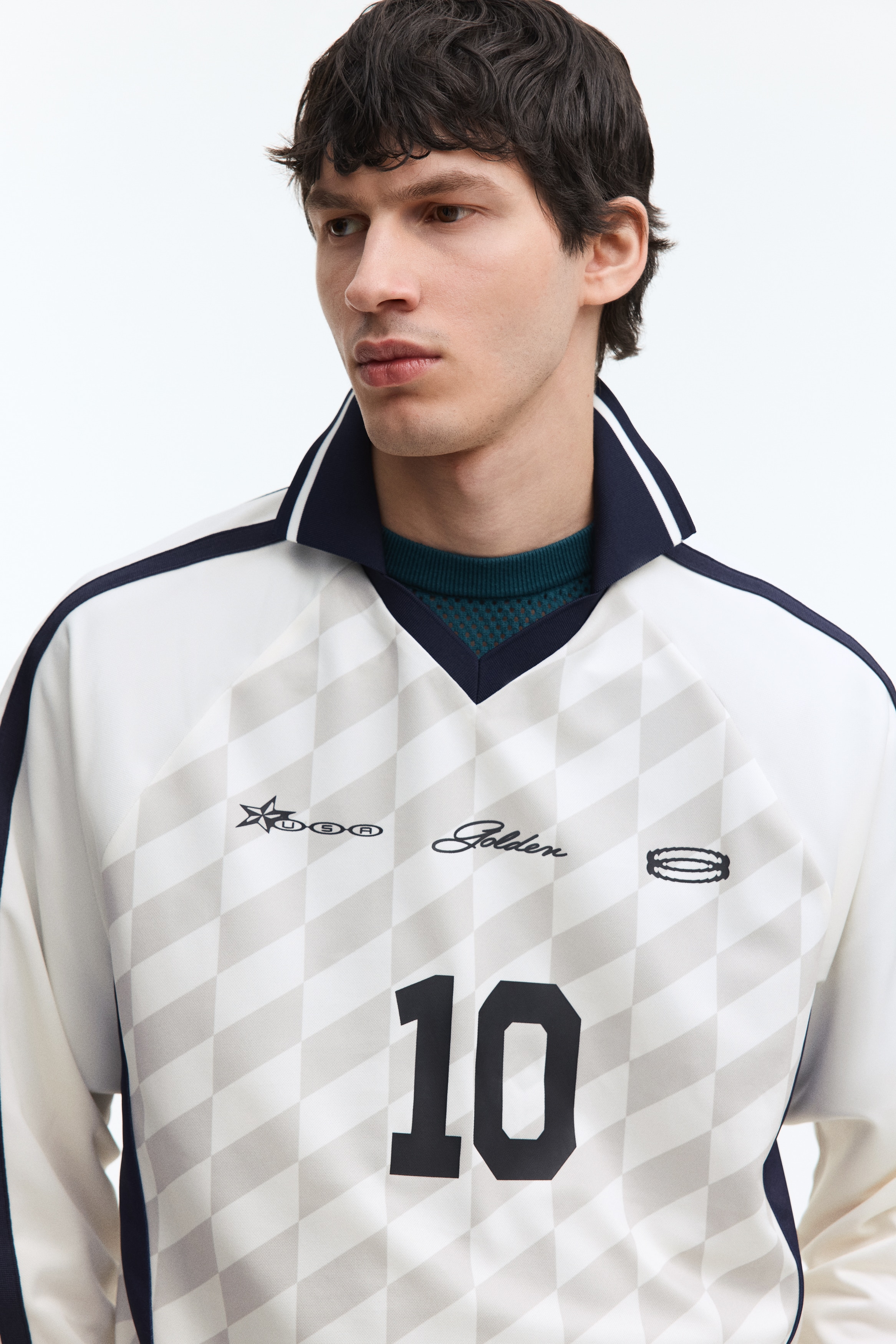 Loose-Fit Printed Soccer Shirt from H&M - $39.99