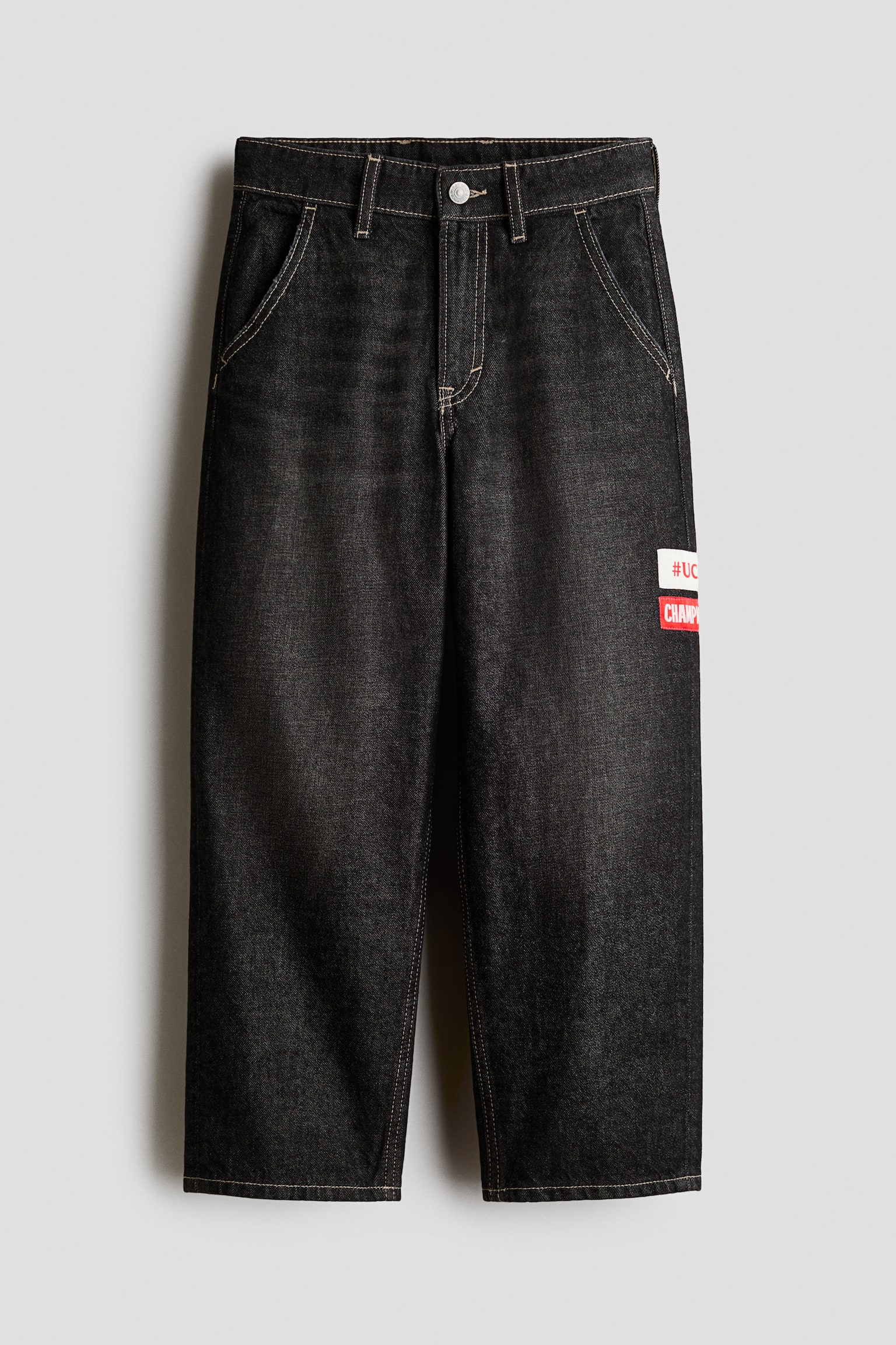 Baggy Jeans - Szürke/UEFA Champions League®