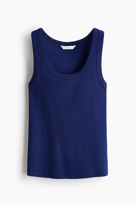 Женские топы H&M Ribbed Tank Top