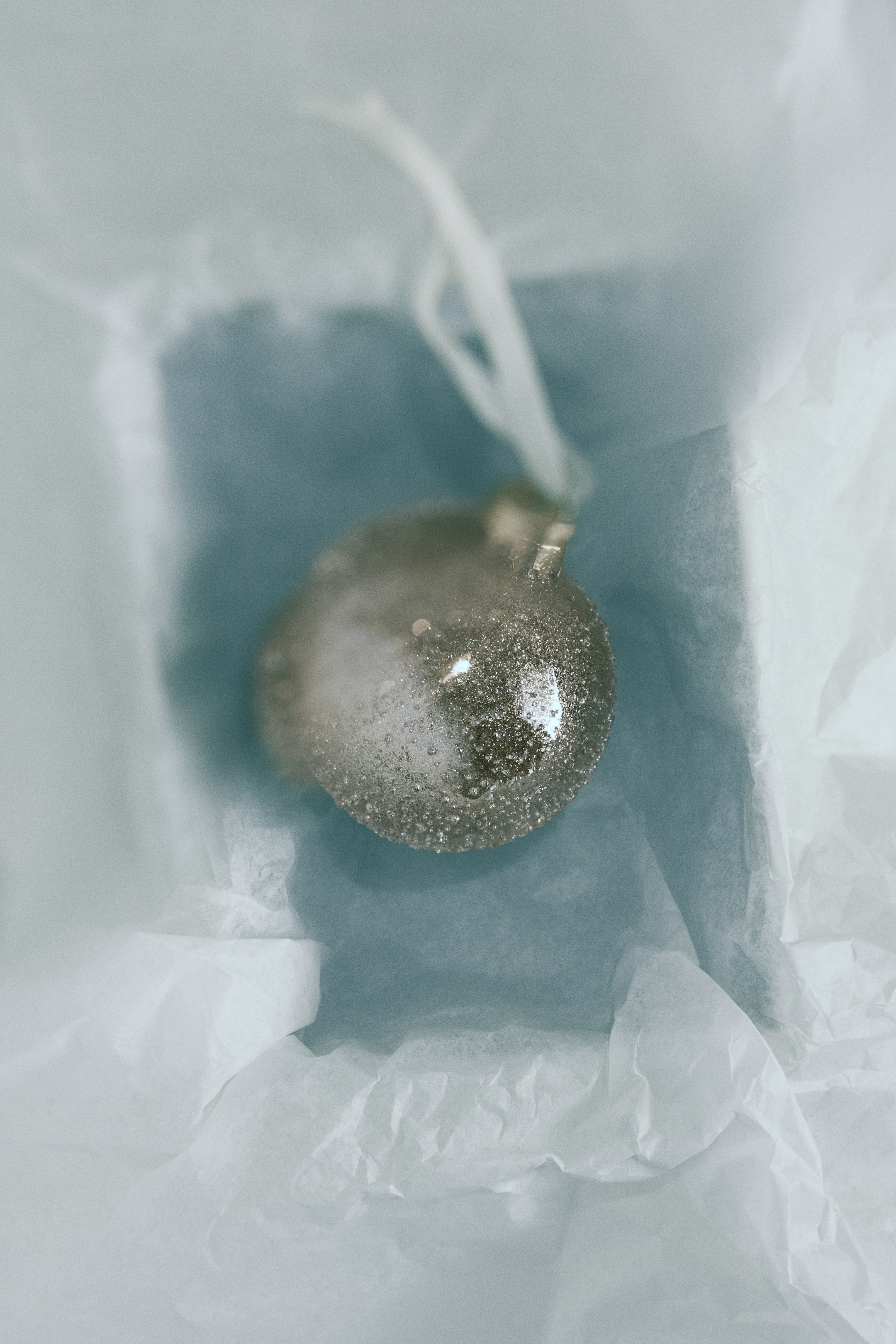View larger image: Textured glass bauble - Gold-coloured - Home All | H&M 1