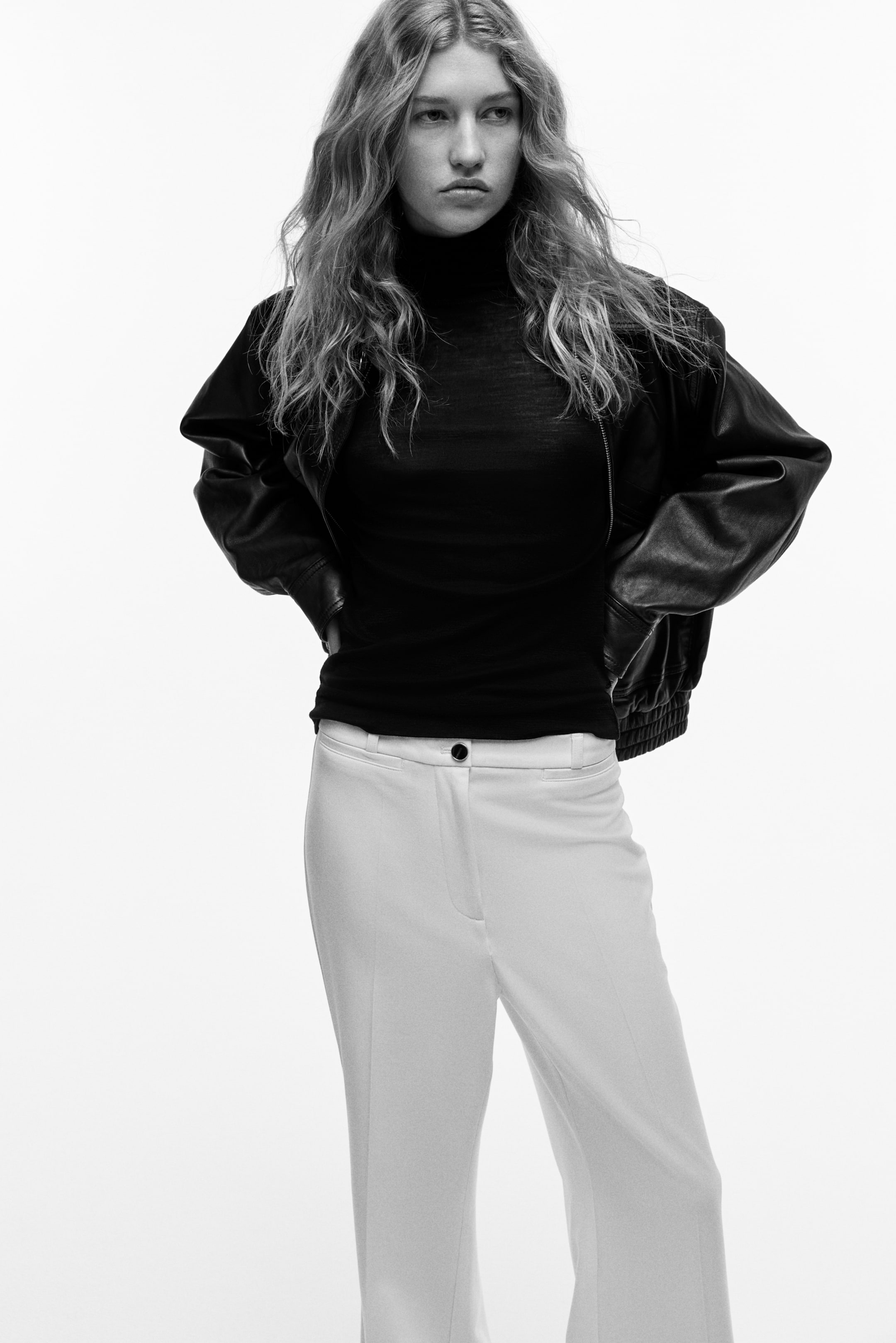 View larger image: Dress Pants - White - Ladies | H&M US 1