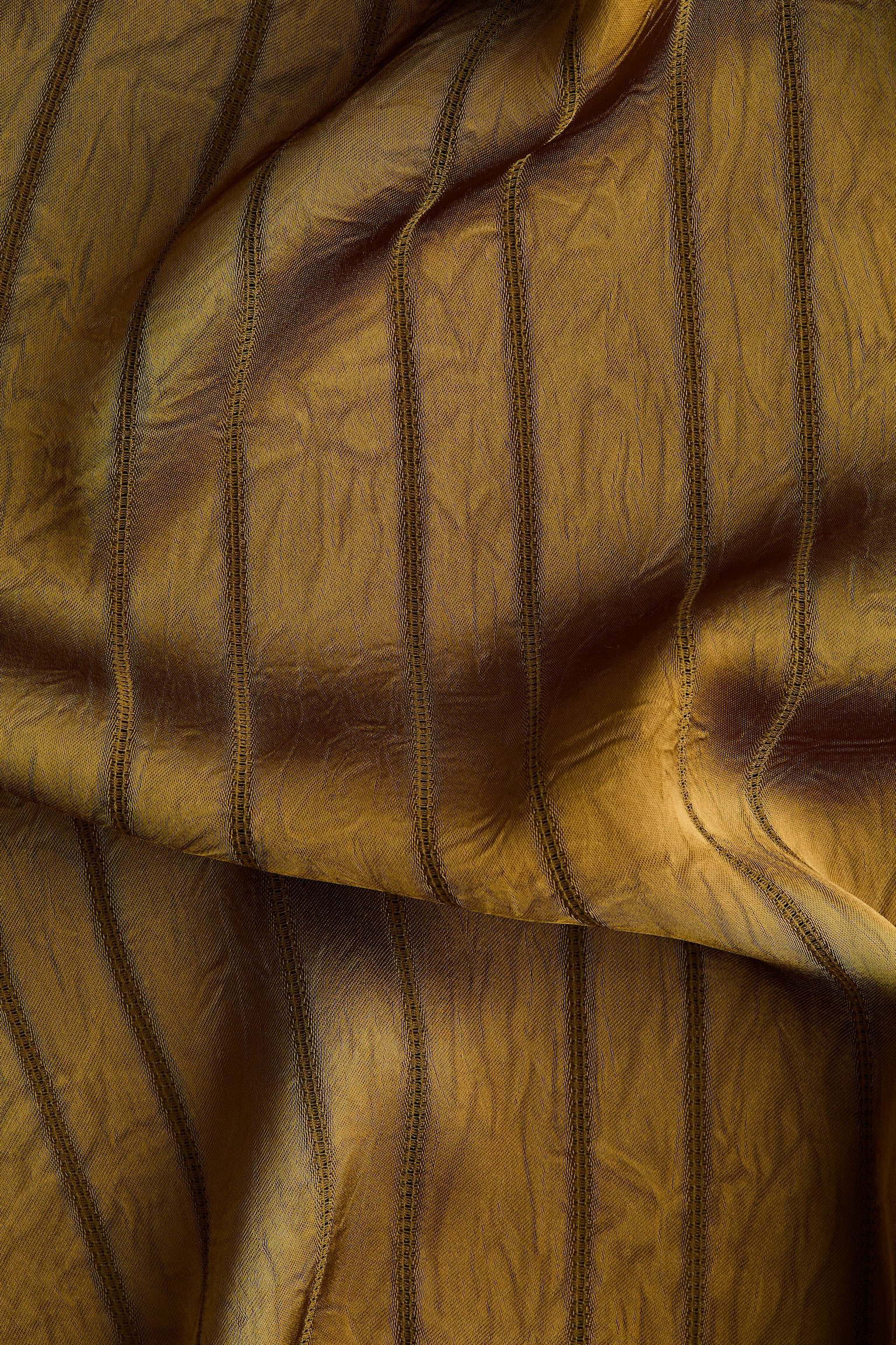 Shift Dress - Golden olive/Cream/Cream/patterned - 2