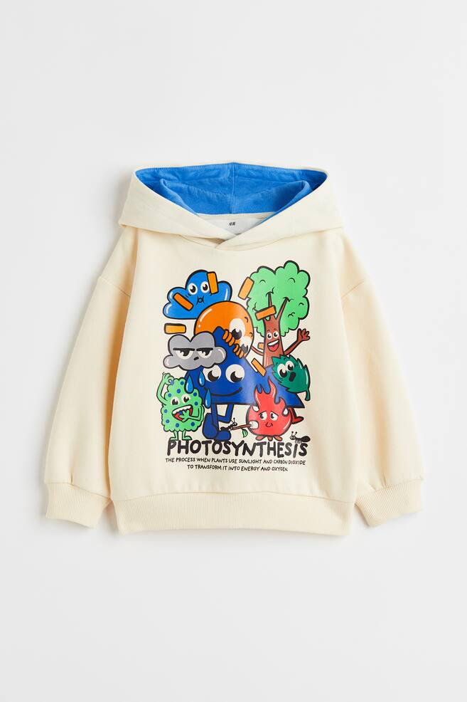 Printed hoodie - Cream/Photosynthesis/Blue/Connecticut/Black/Graffiti/Yellow/Best Friends