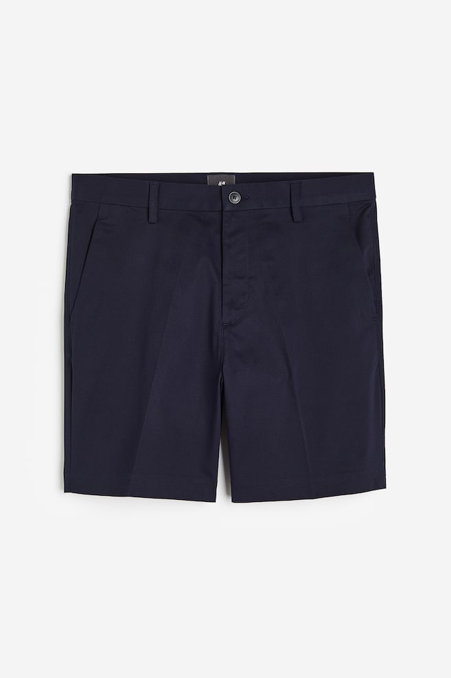 Regular Fit Chino shorts - Navy blue/Black/Salmon pink - 2