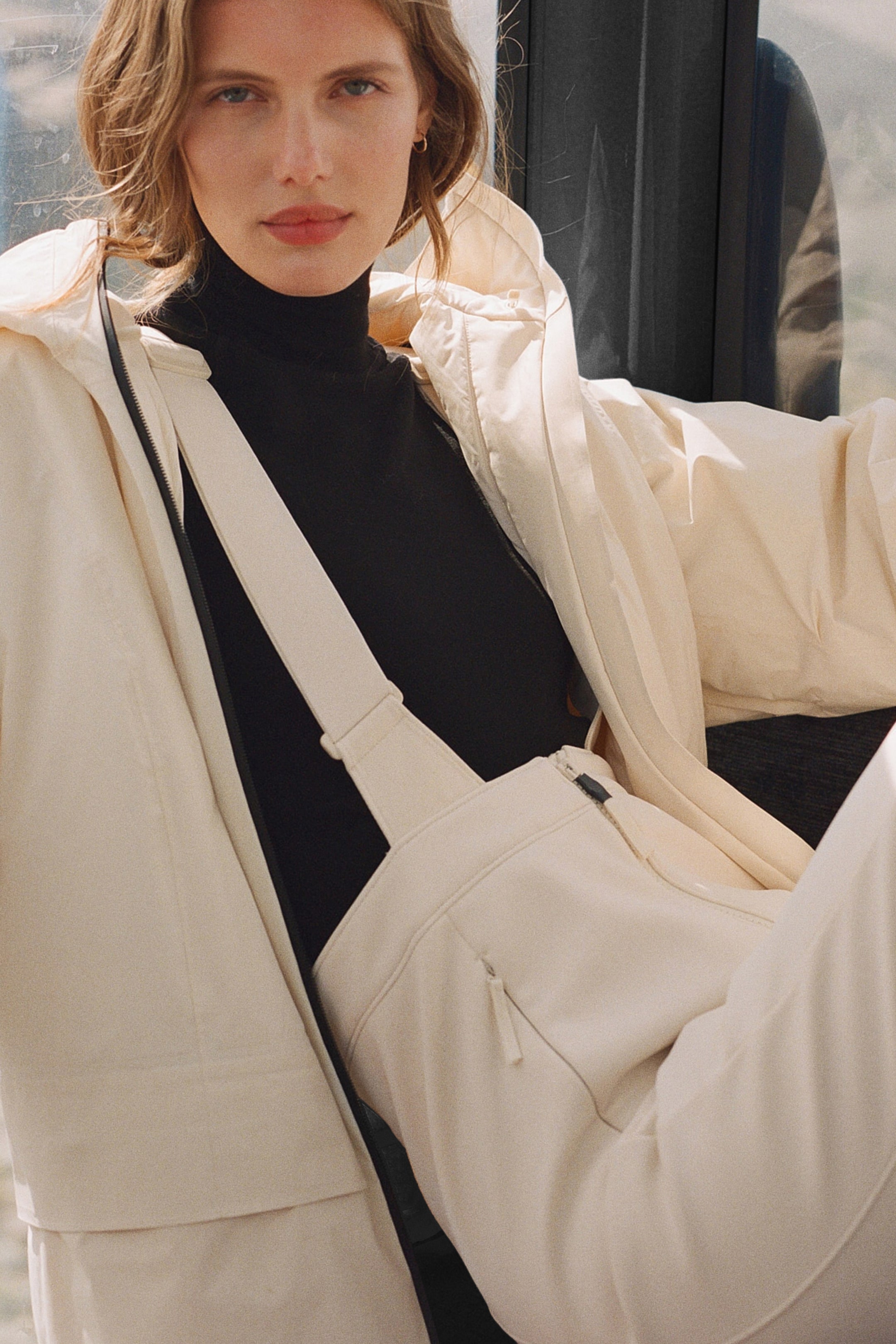 View larger image: Water-repellent ski trousers - Cream - Ladies | H&M GB 2