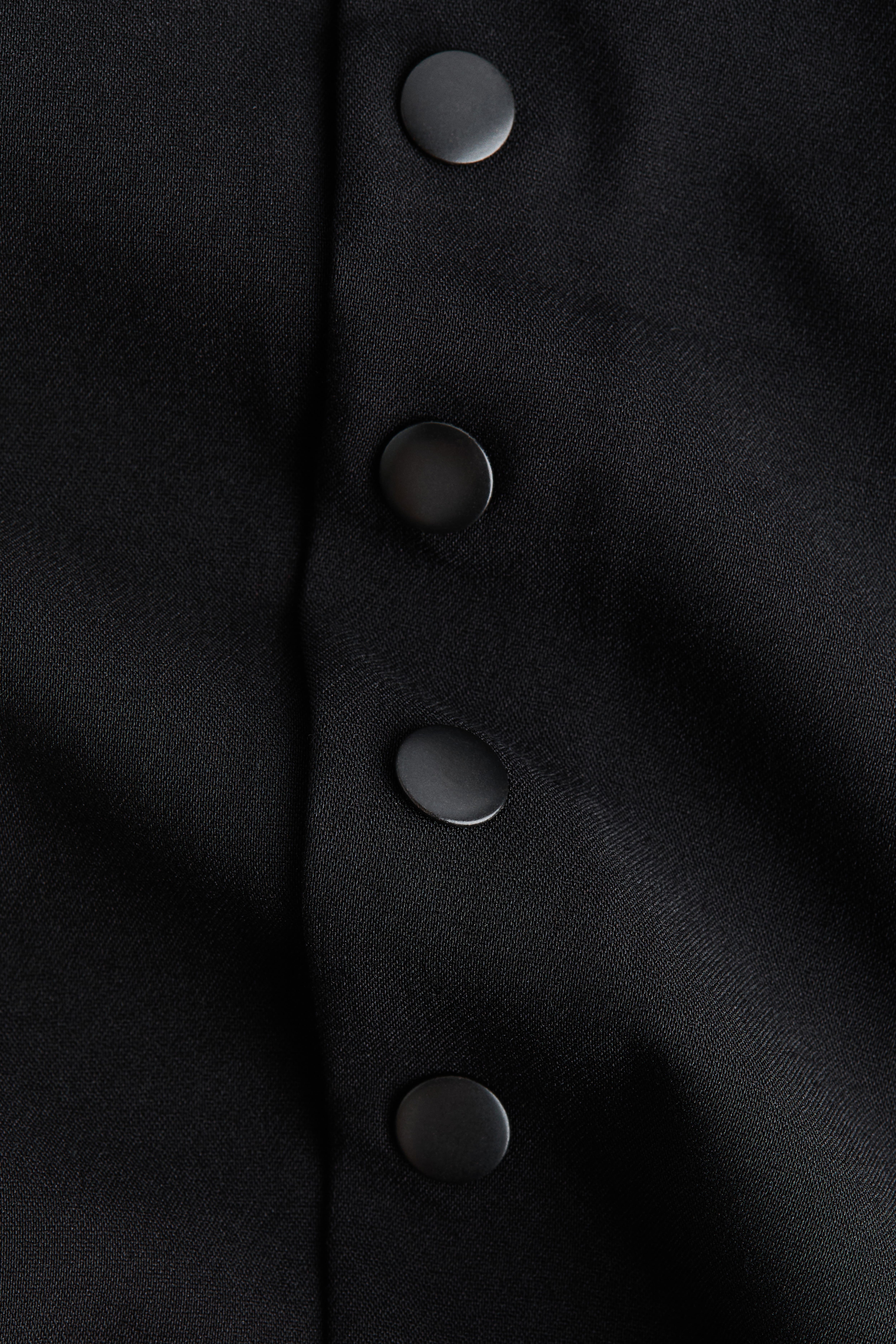 Slit-Hem Twill Pants