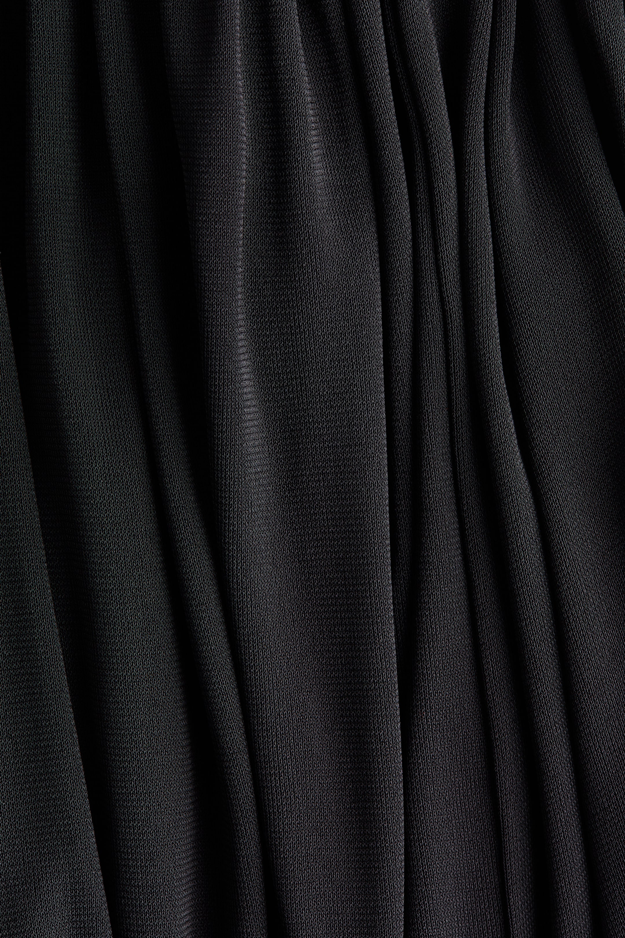 Draped One-Shoulder Dress