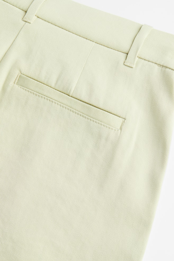 Twill Bermuda shorts - Light green/Black/Cream - 7