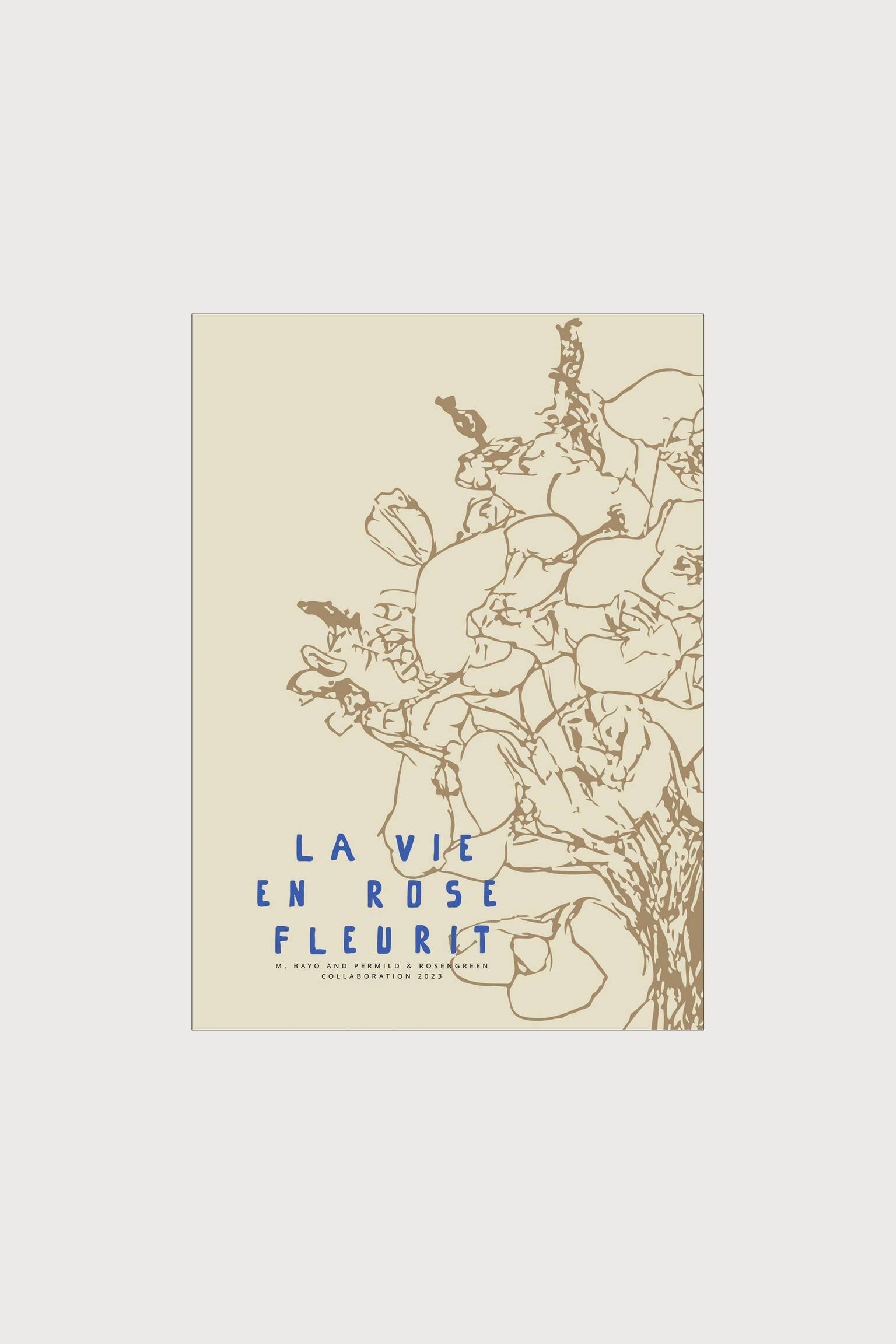 P&r  X Marie Bayo - La Vie En Rose - Blue - Beige / Blau - 1