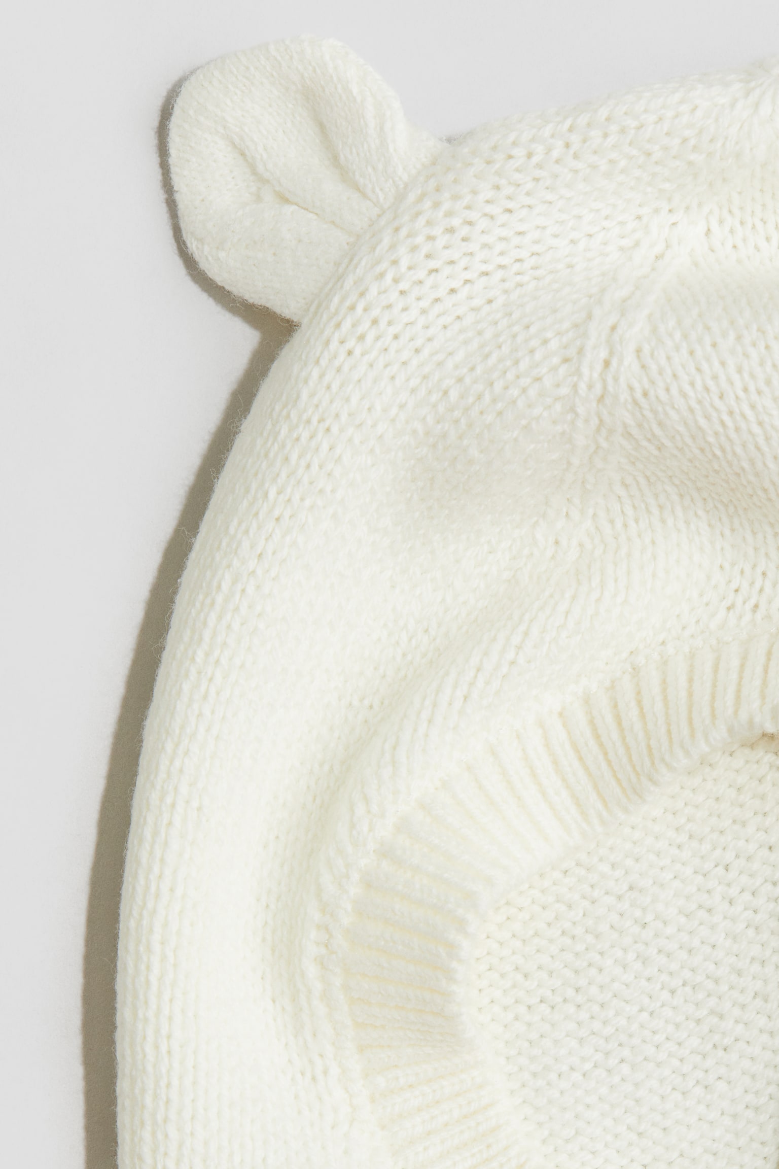 Ear-detail balaclava - White - 2