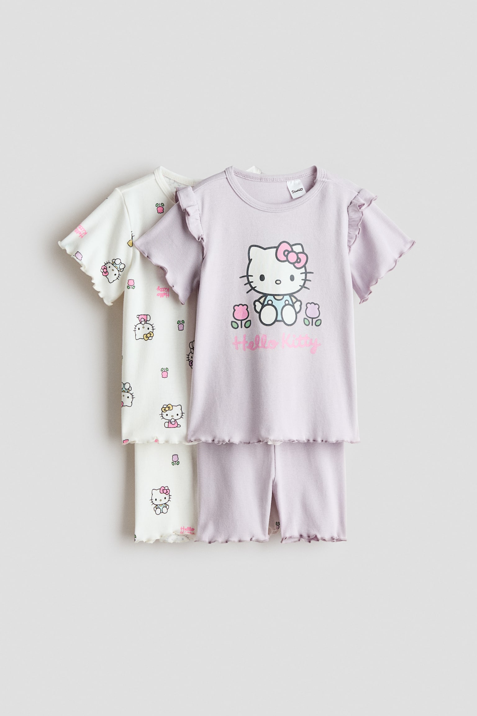 Pigiami con stampa 2 pezzi - Viola chiaro/Hello Kitty/Rosa chiaro/Minni