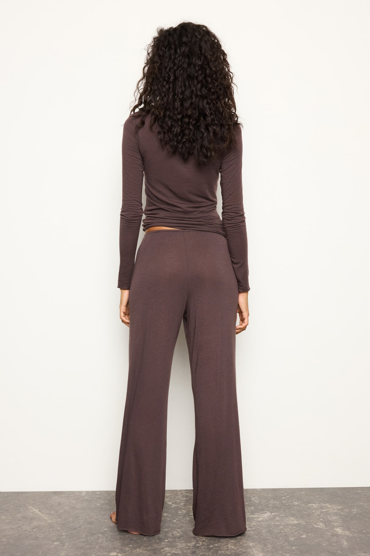 Женский топ H&M Cashmere-Blend Boat-Neck, цвет: Тёмный коричневый — фото 3