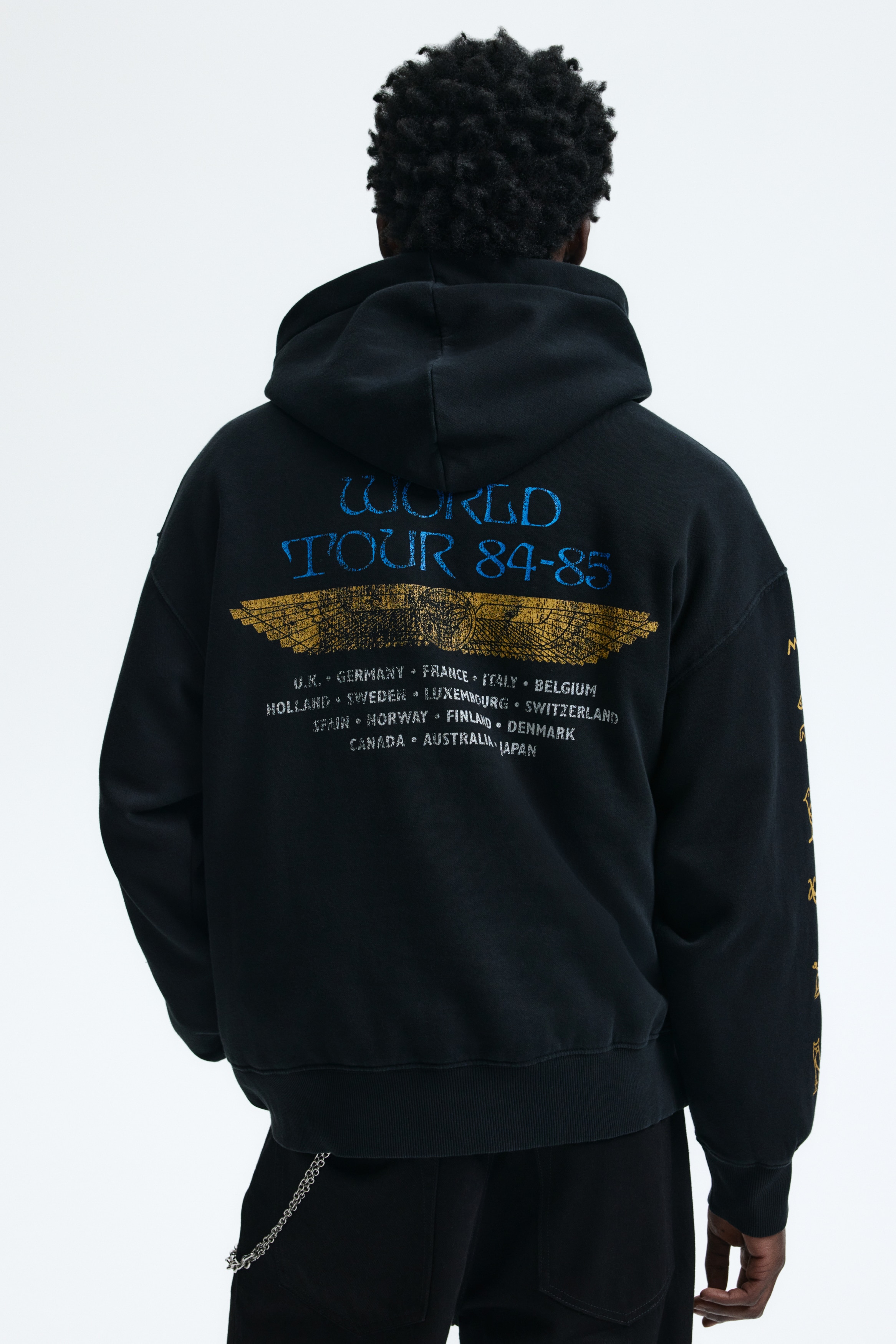 Oversized Fit Printed hoodie