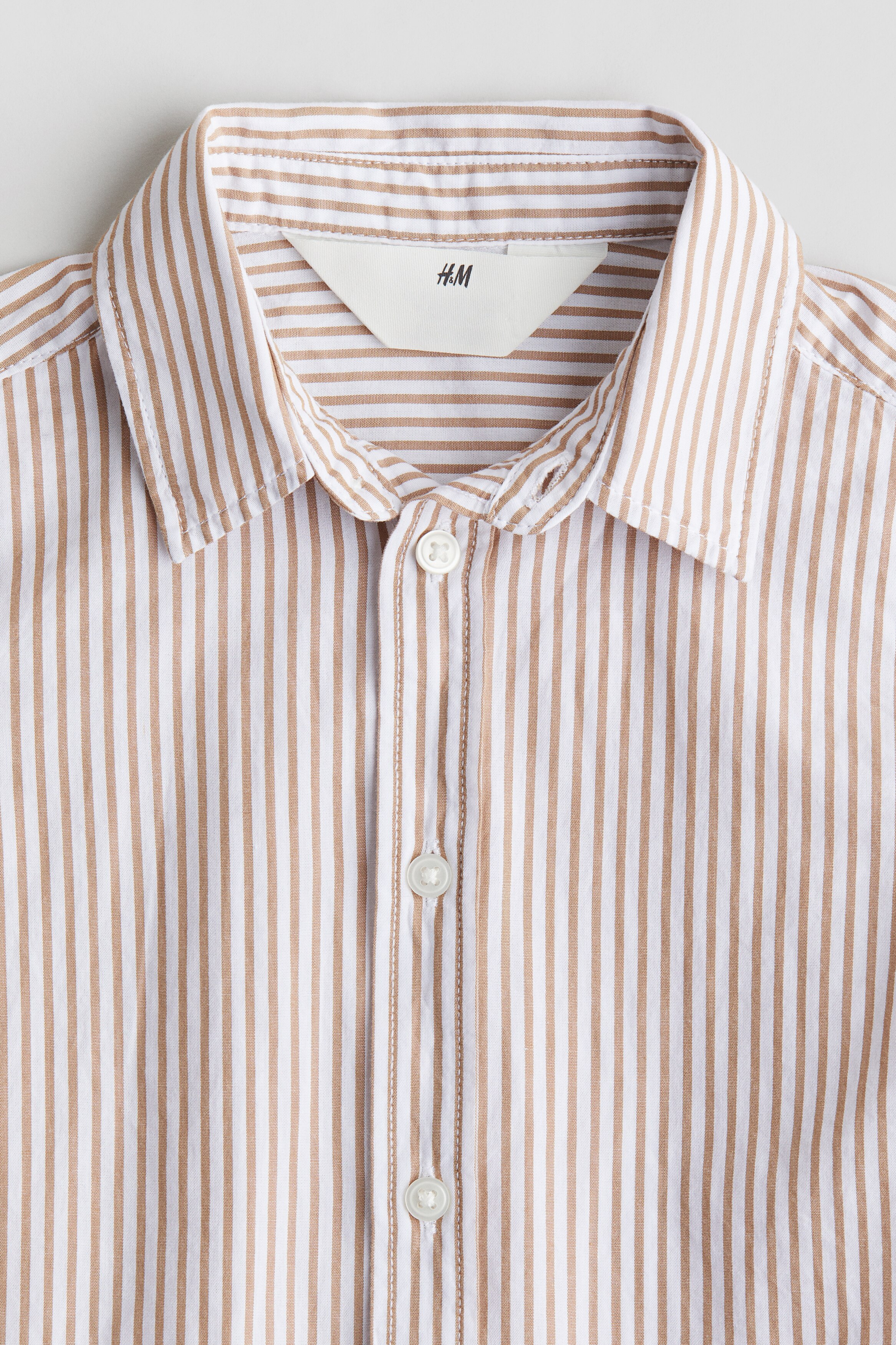 short-sleeved cotton shirt-image