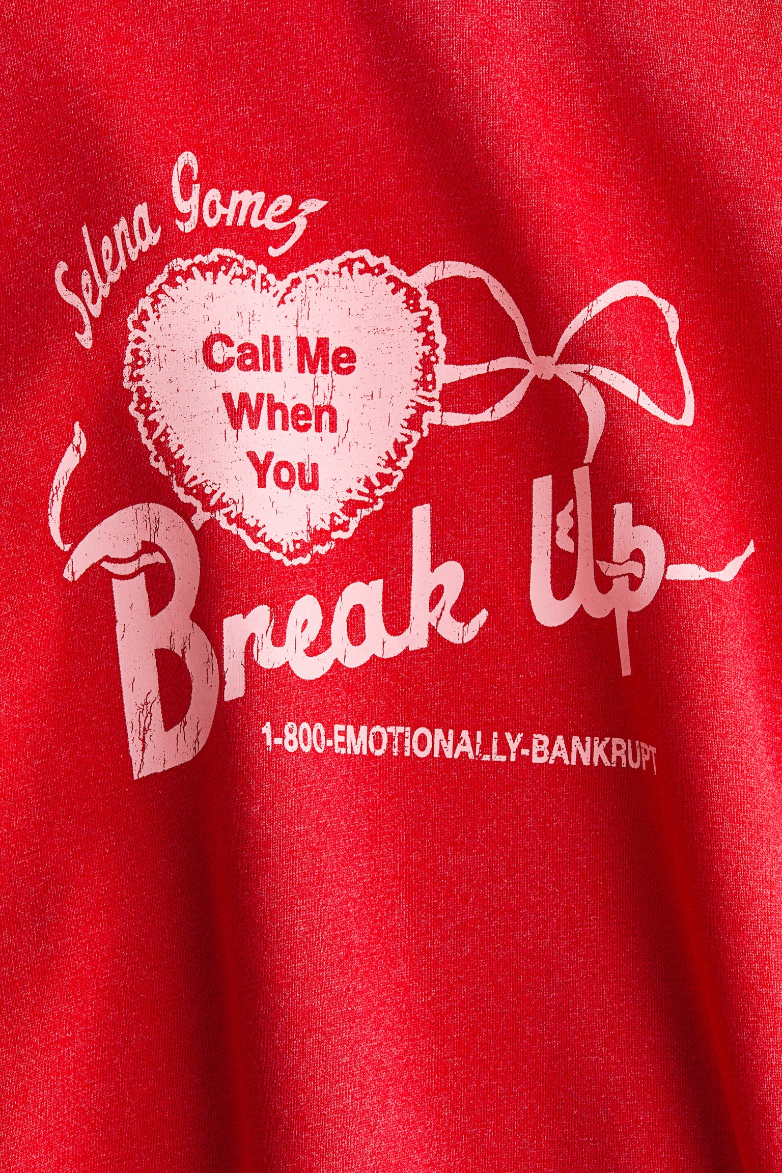 Motif-detail sweatshirt - Red/Selena Gomez/Light beige/Yale/Red/The Rolling Stones/Navy blue/Perles - 2