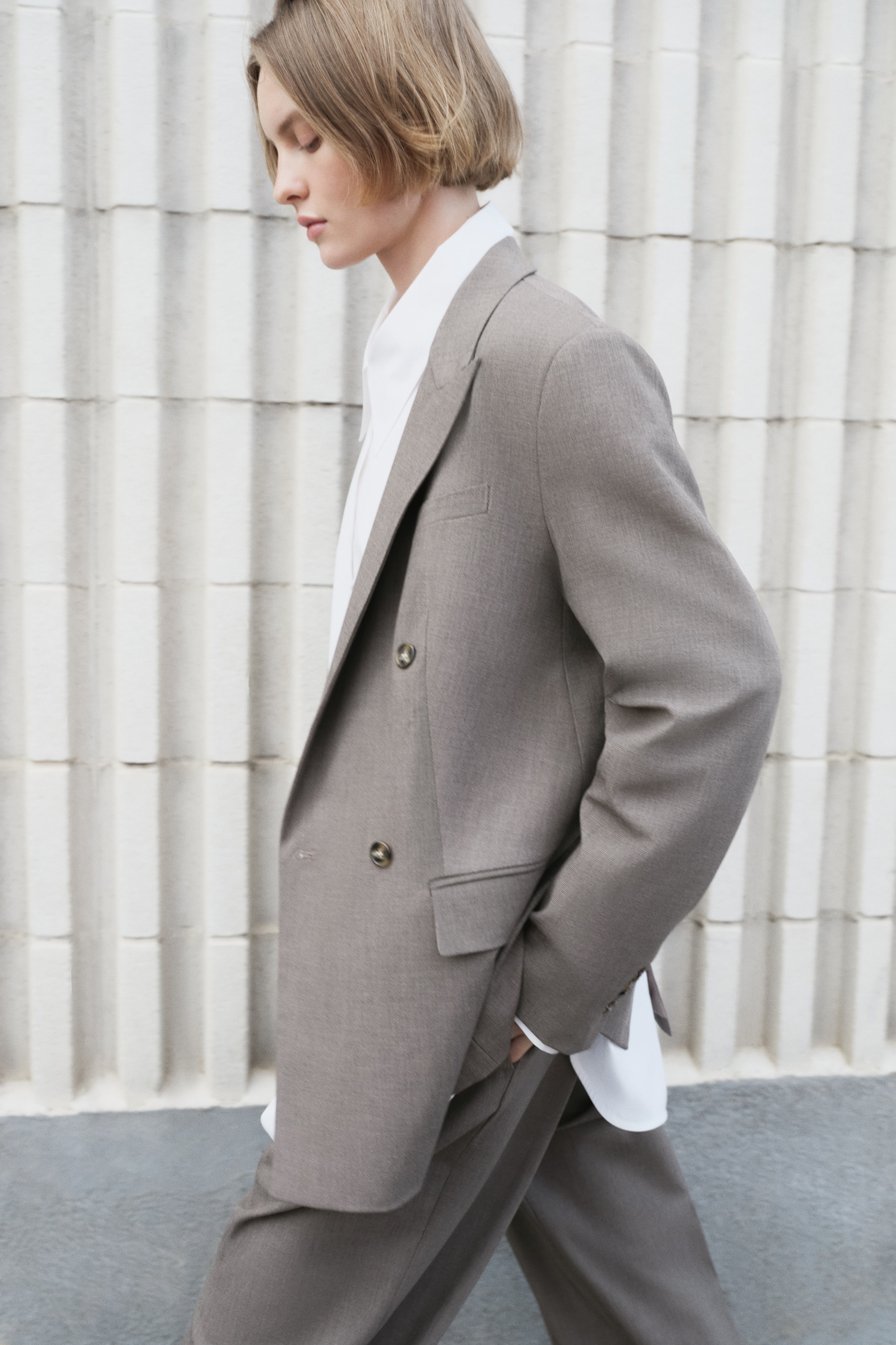 Double-breasted blazer