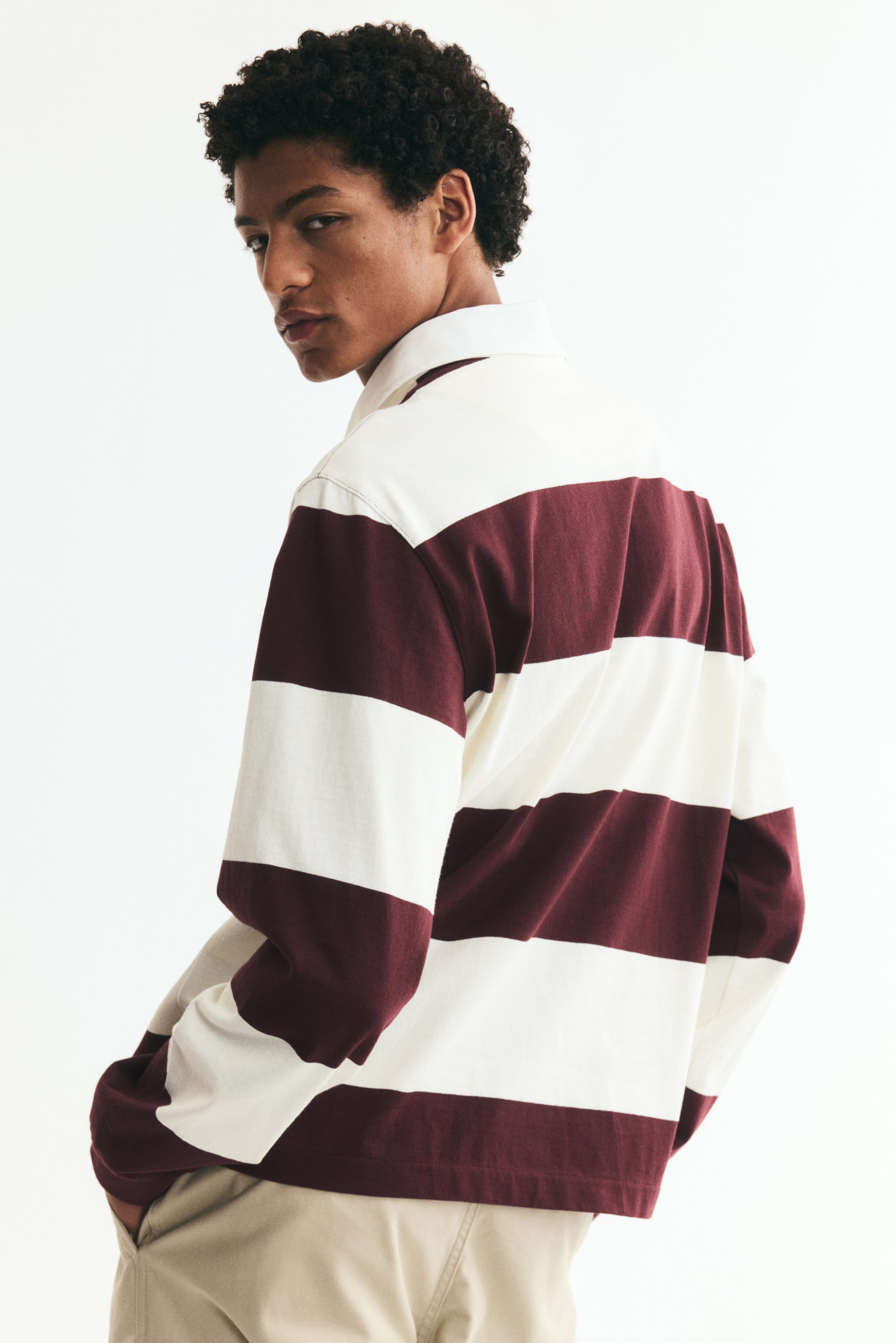 Regular-Fit Cotton Rugby Shirt