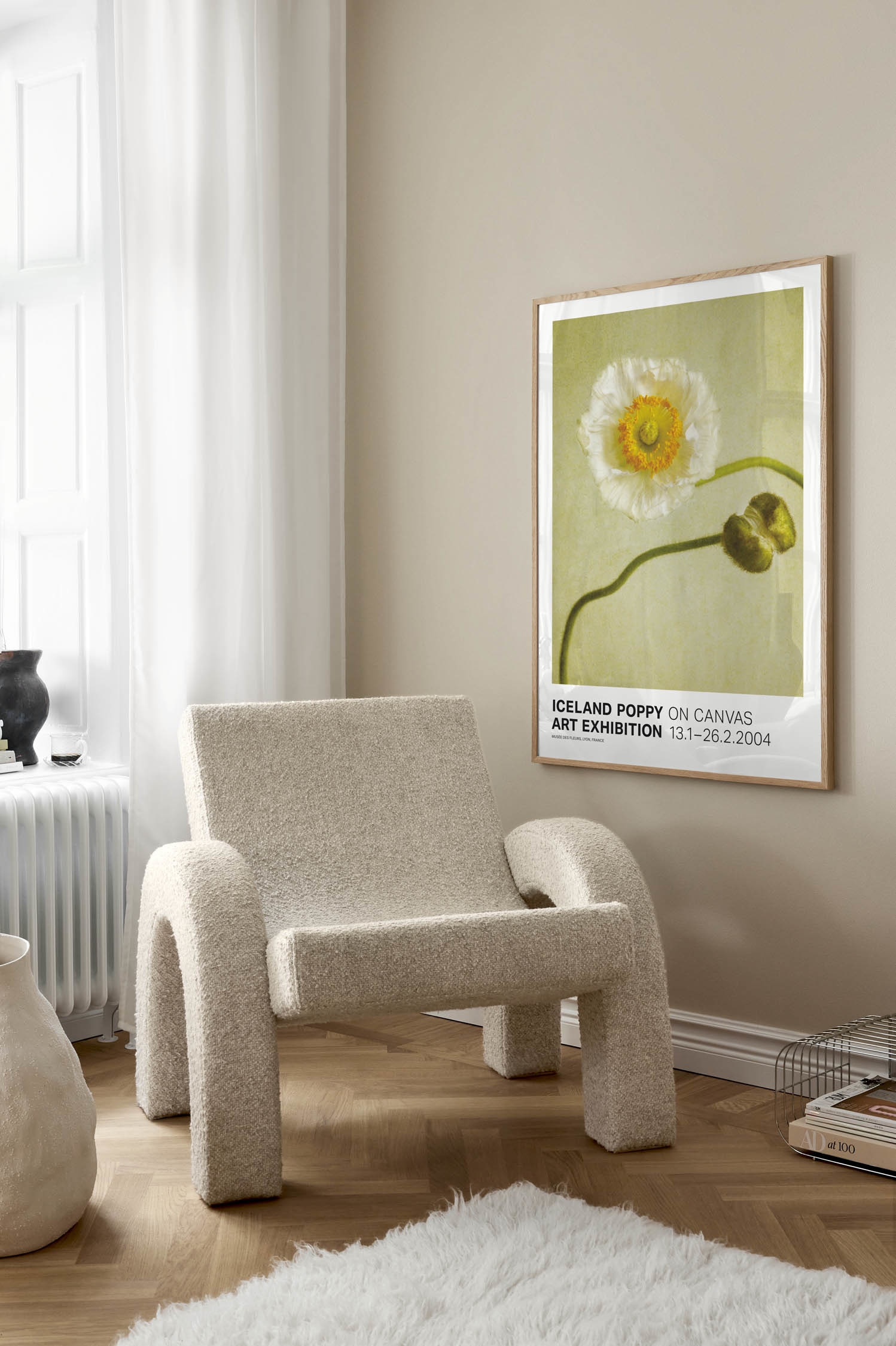 Iceland Poppy Poster - Grün