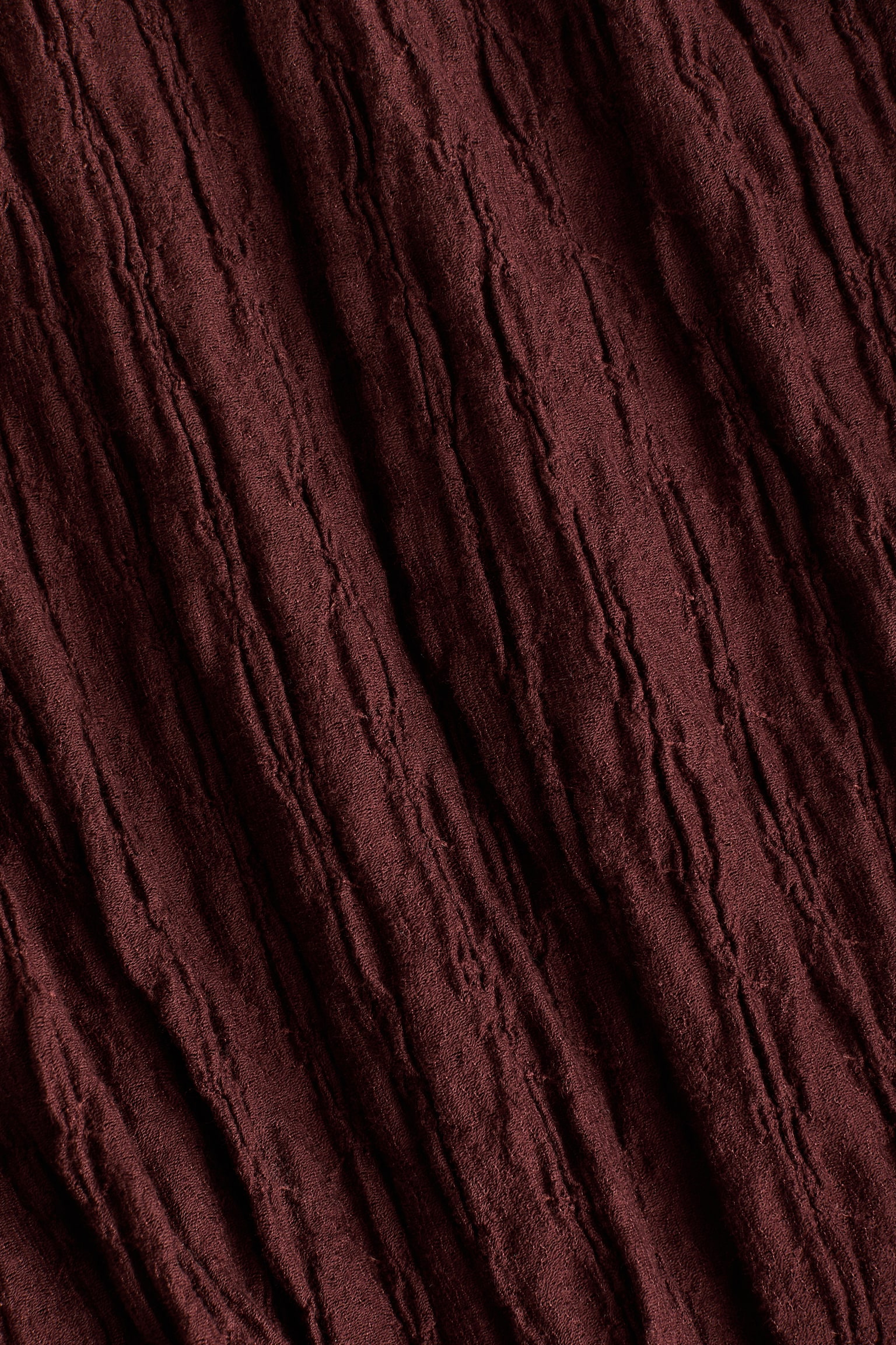 חולצה עם שרוולי בלון - חום כהה - 3