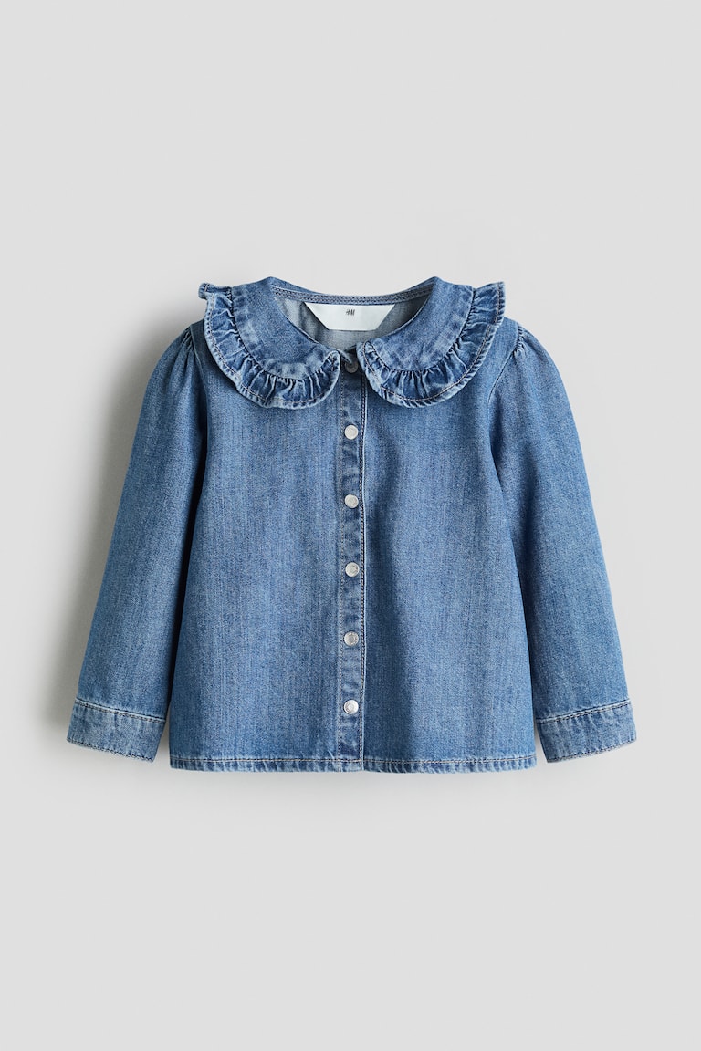 Teksas bluza s kragnom