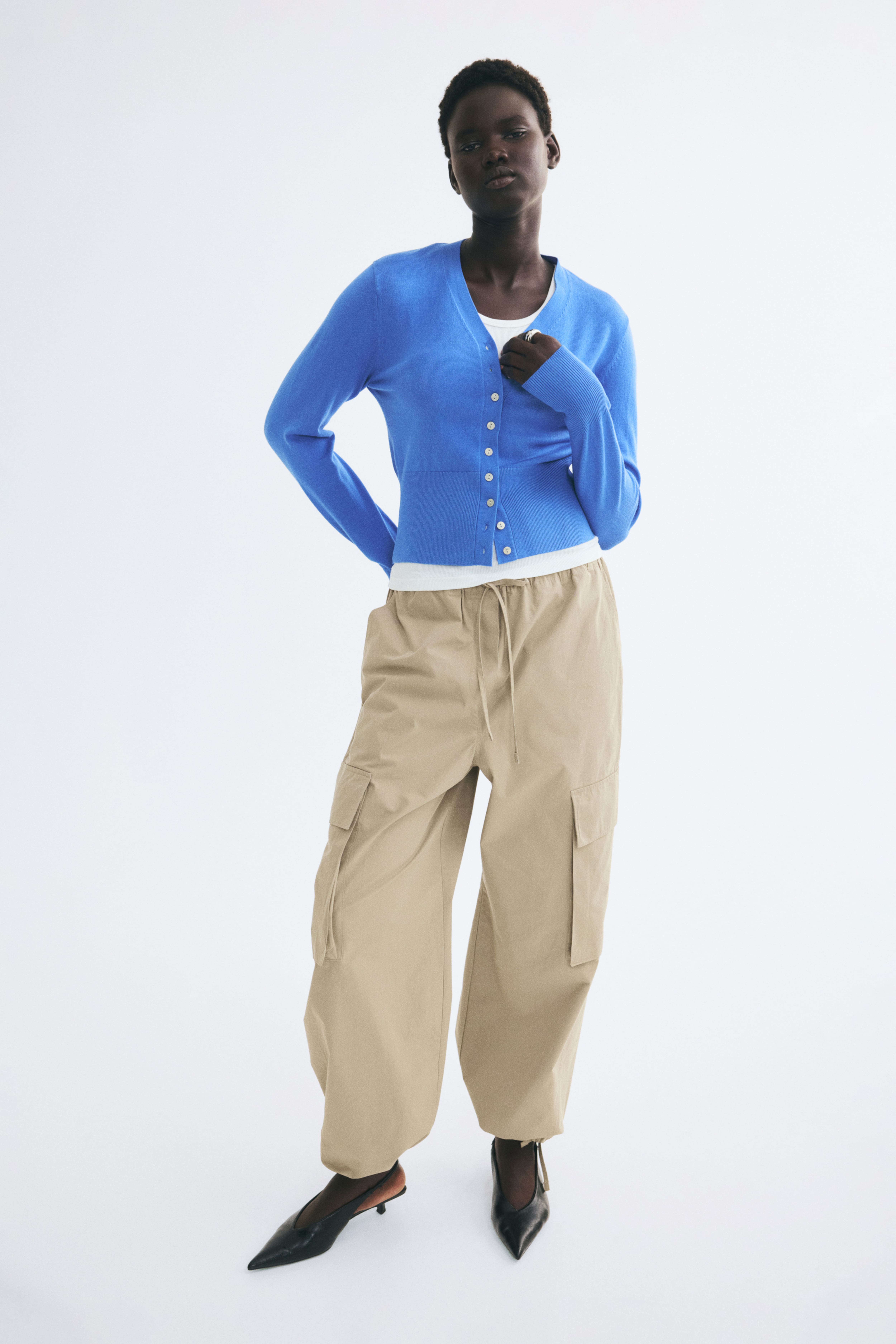 Fine-Knit Cardigan