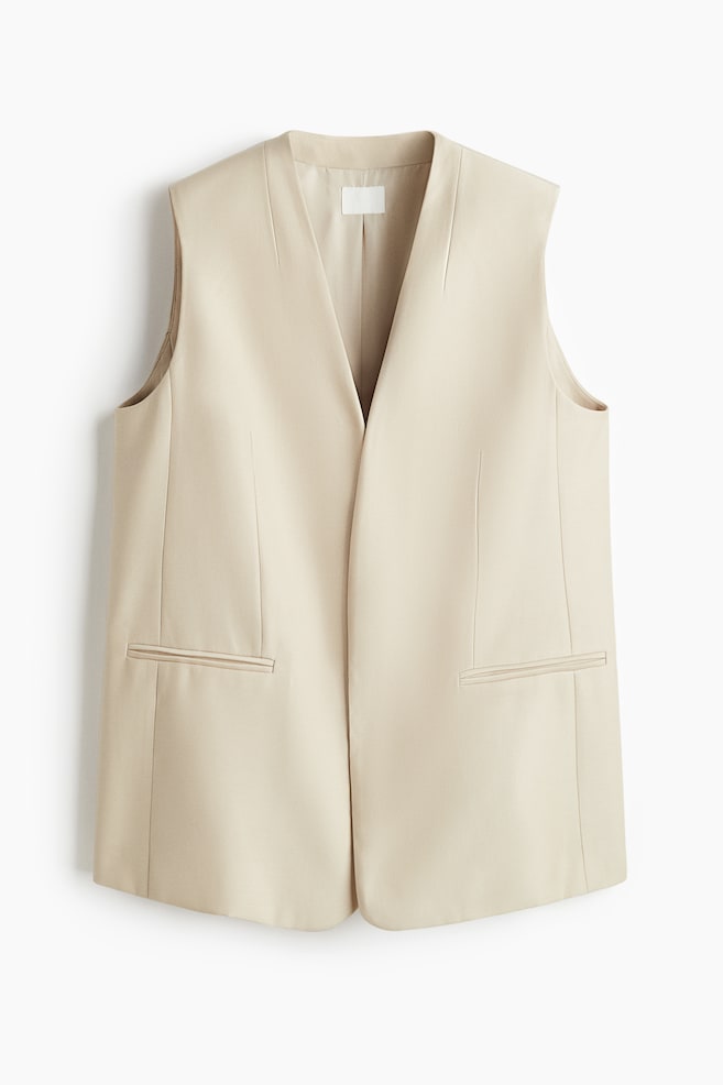 Waistcoat - Light beige - 1