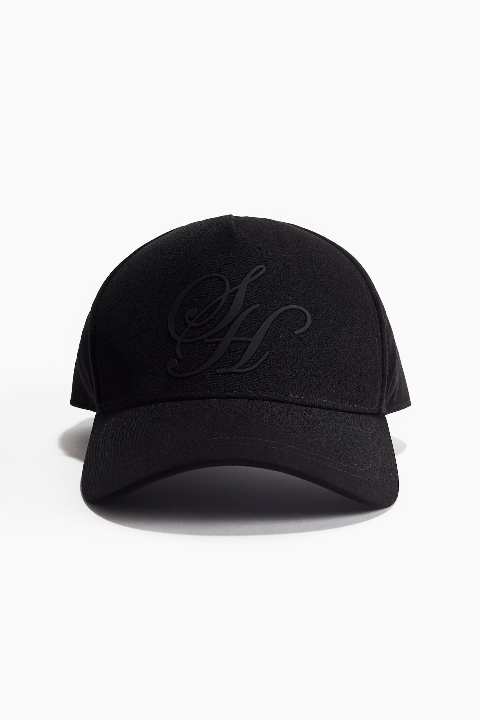 Appliquéd cap - Black - 1