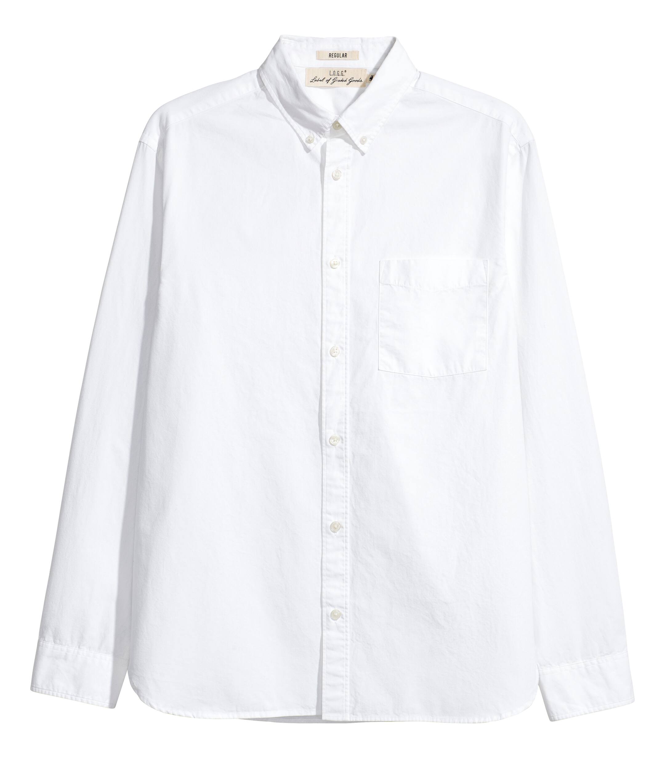View larger image: Chemise en coton - White - Men | H&M CA 1