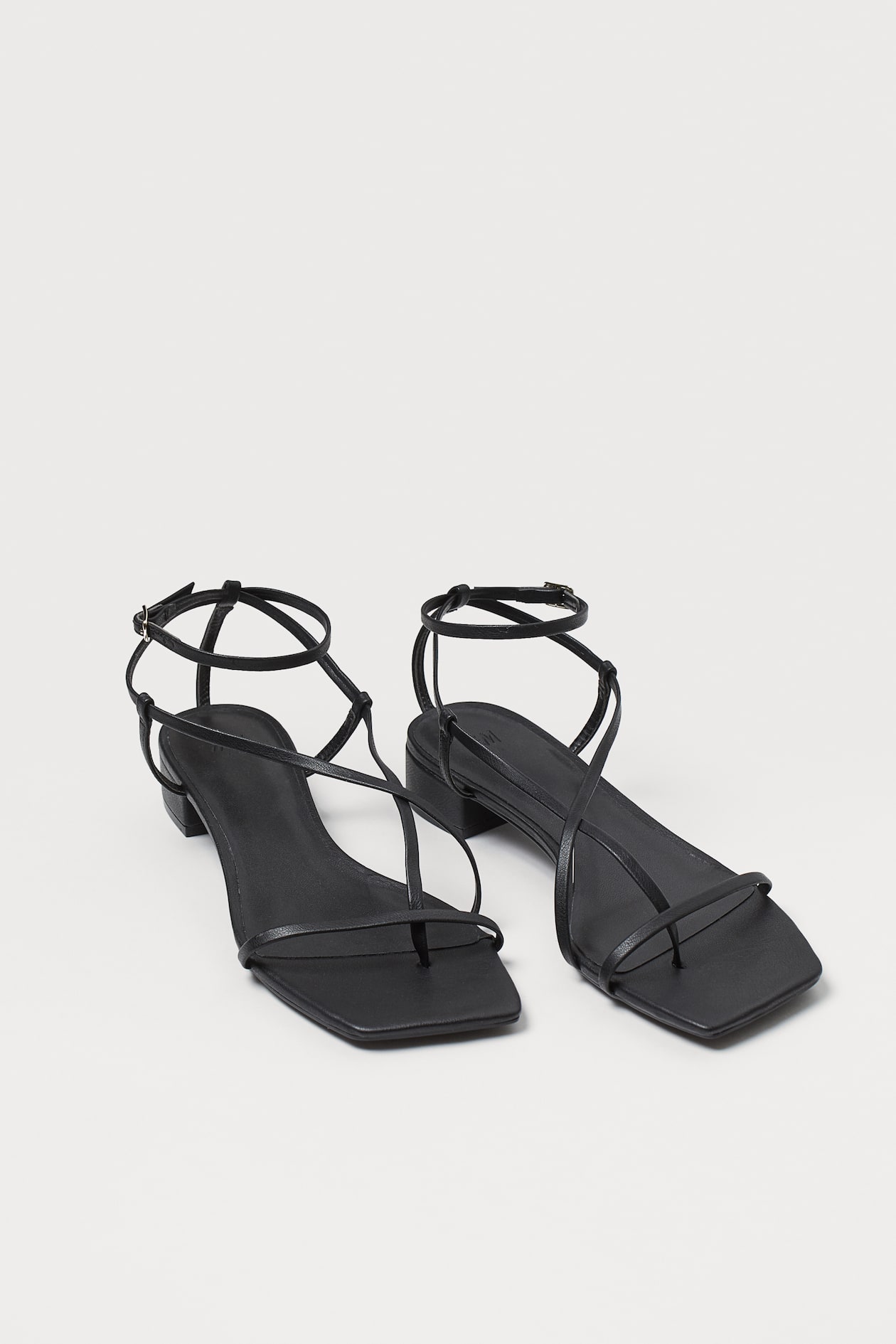 Strappy sandals Black Ladies H&M HK