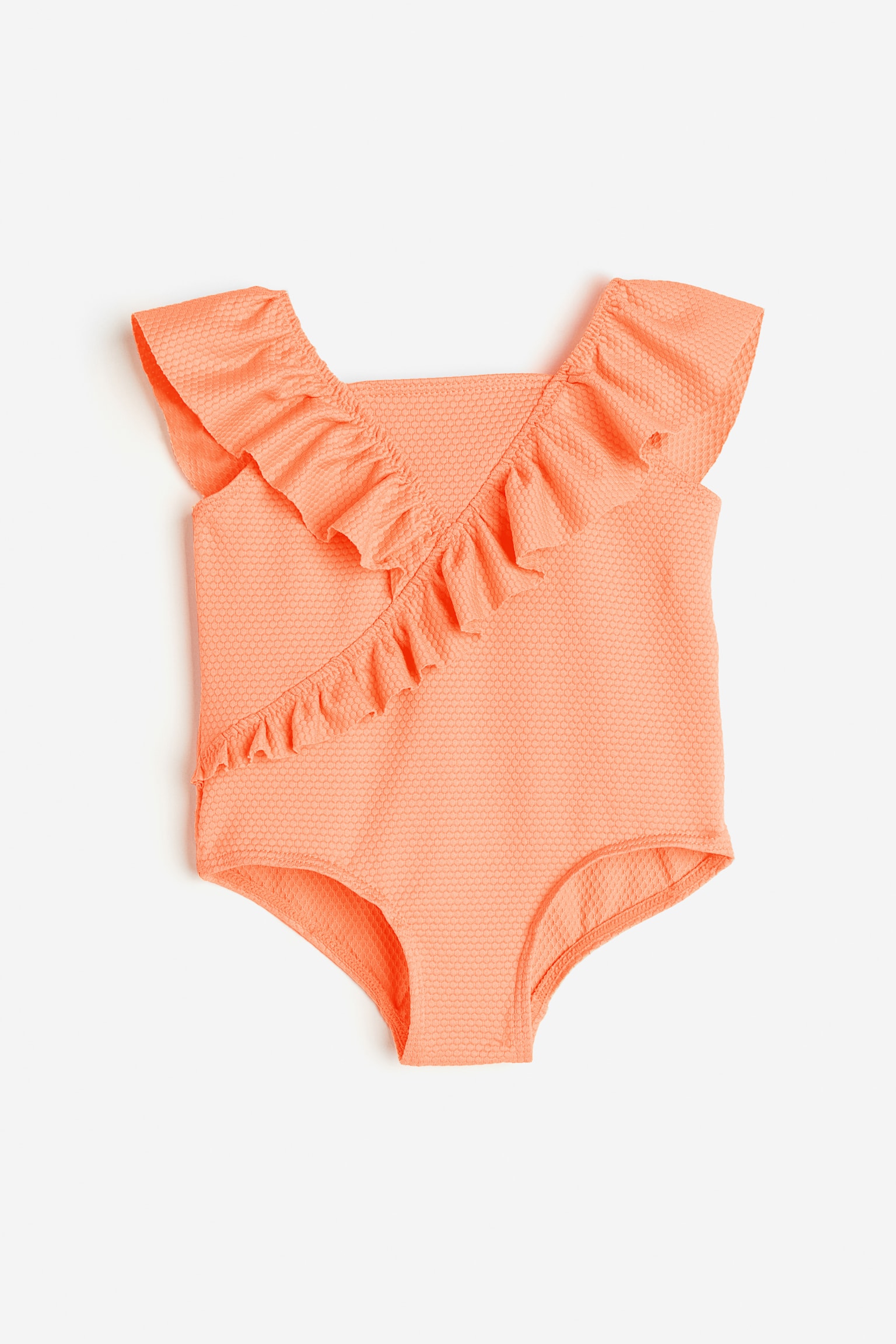 Flounce Swimsuit - Light coral/Old rose/Light turquoise - 1