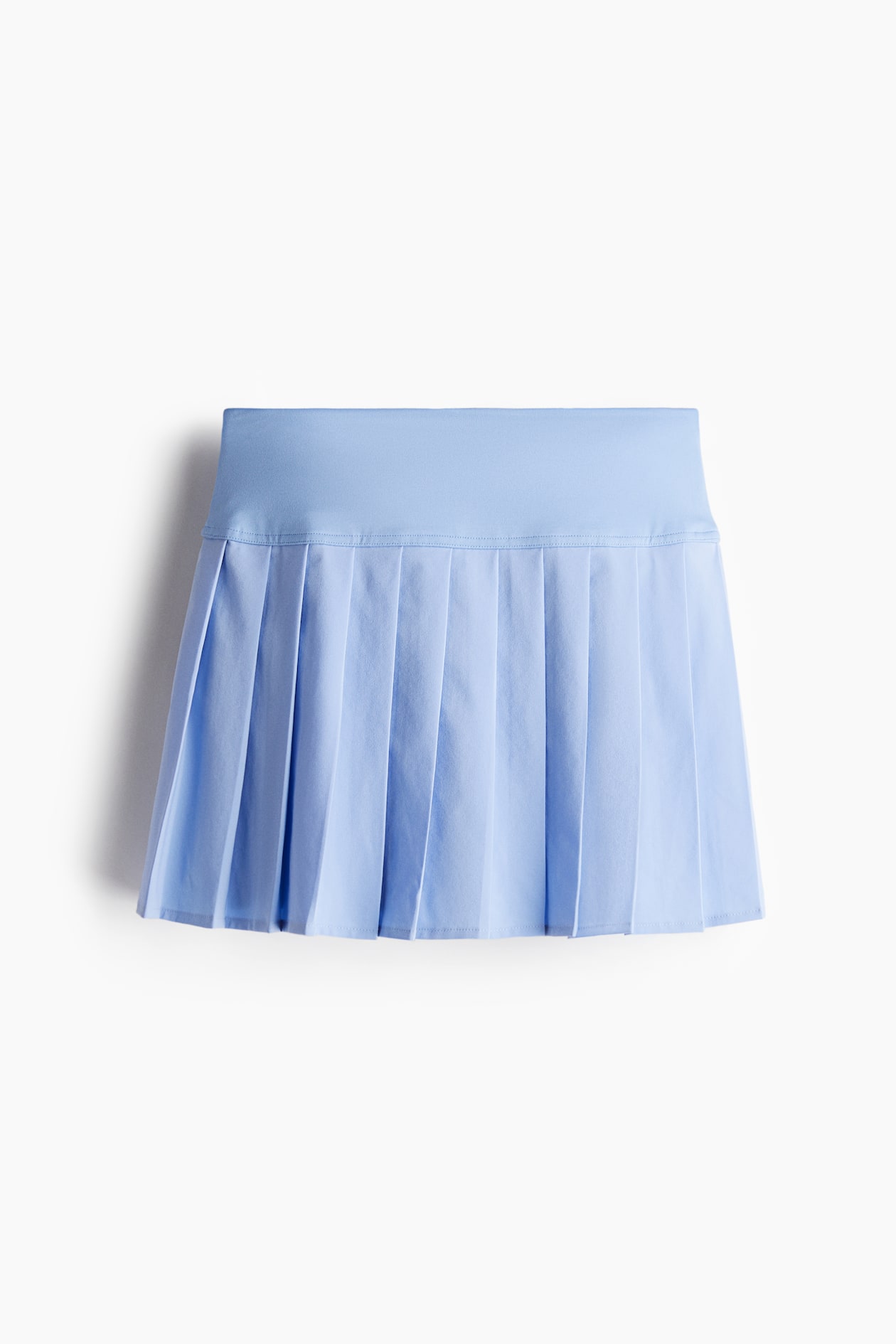 Pleated tennis skirt with DryMove™ Light blue Ladies H&M IN