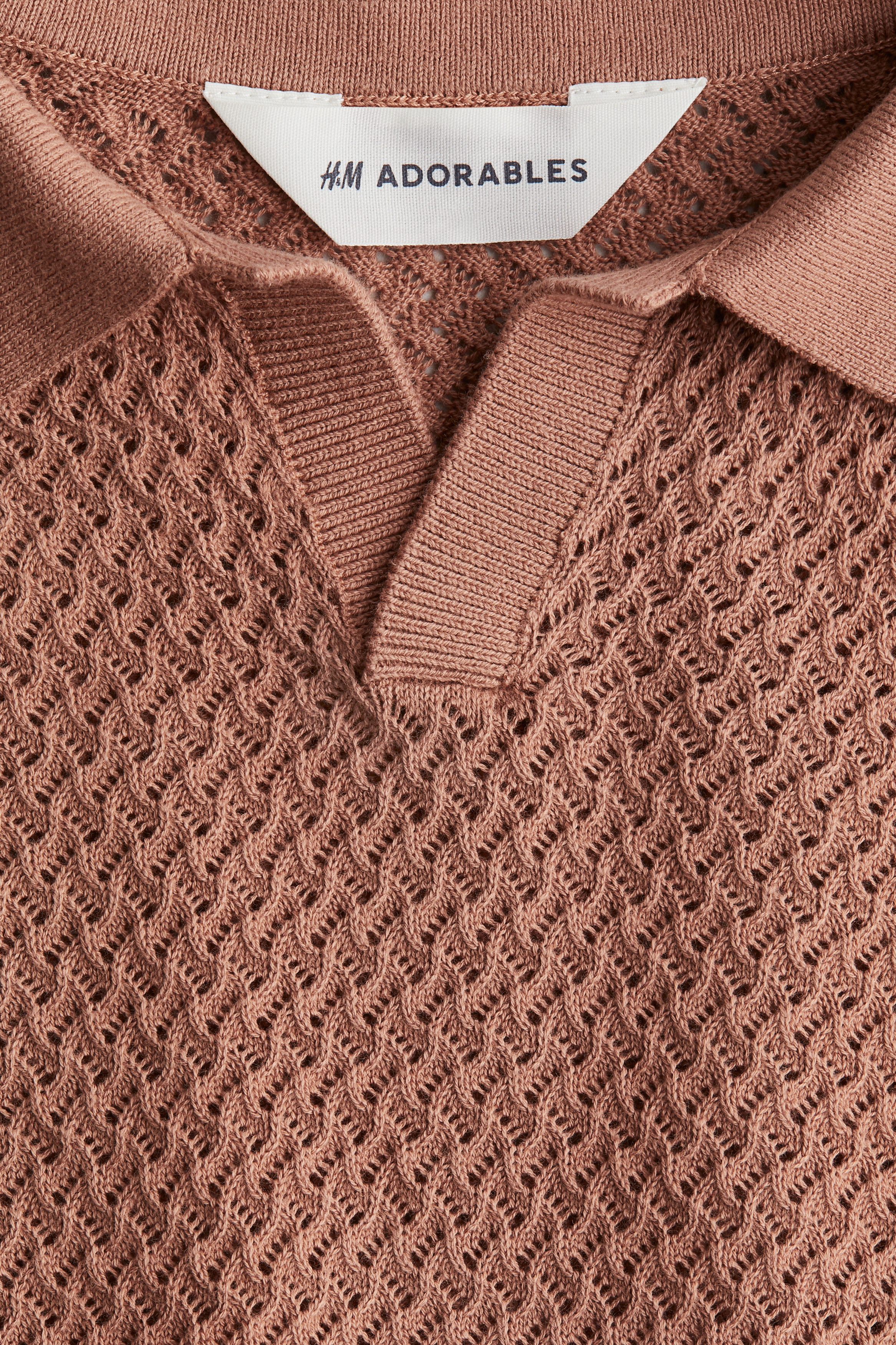 polo majica od reljefnog pletiva-image