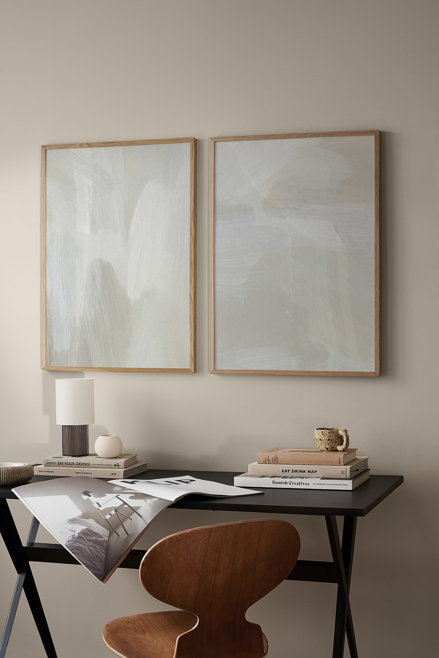 Retreat 02 Plakat - Beige