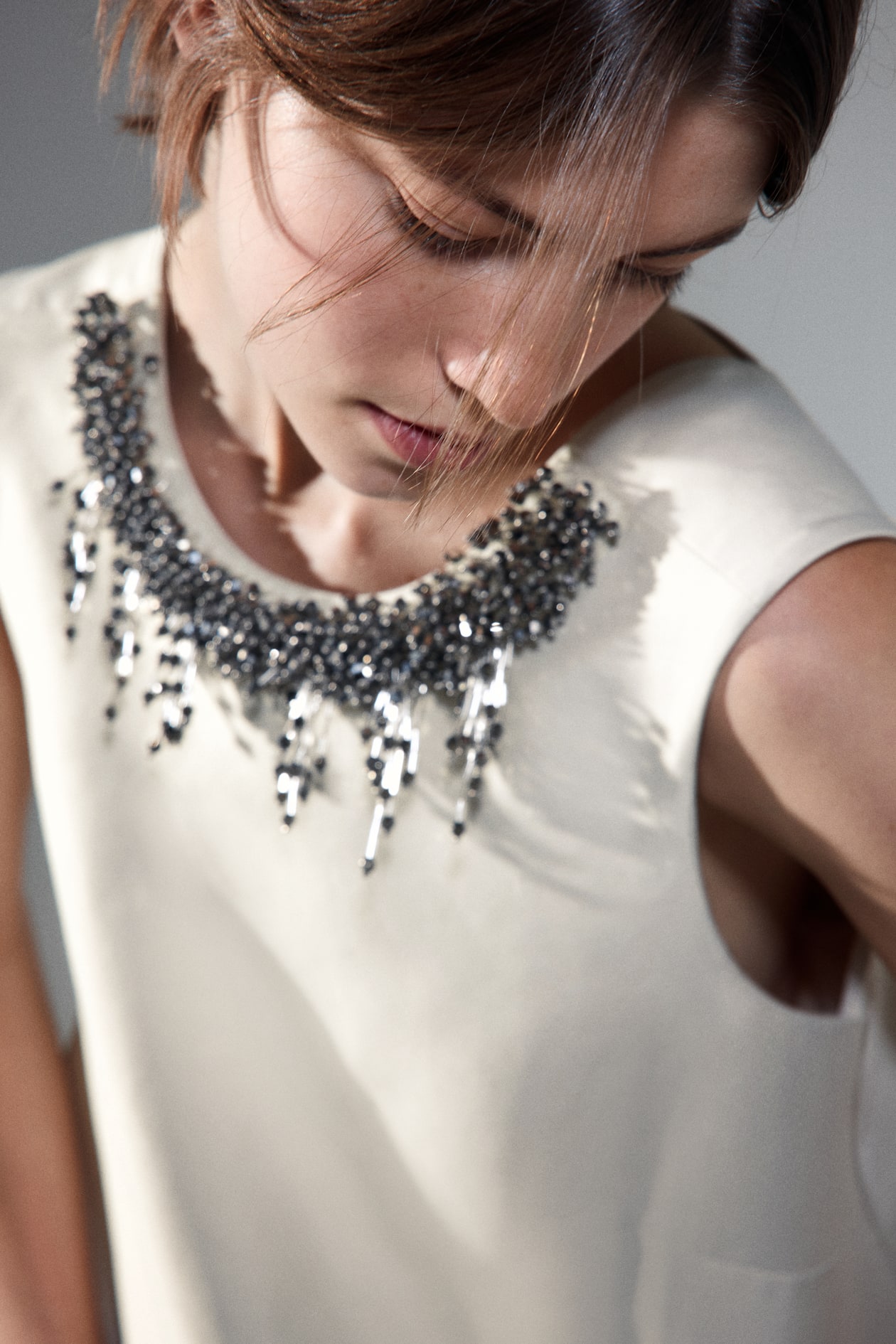 Embellished A-Line Dress - image 2