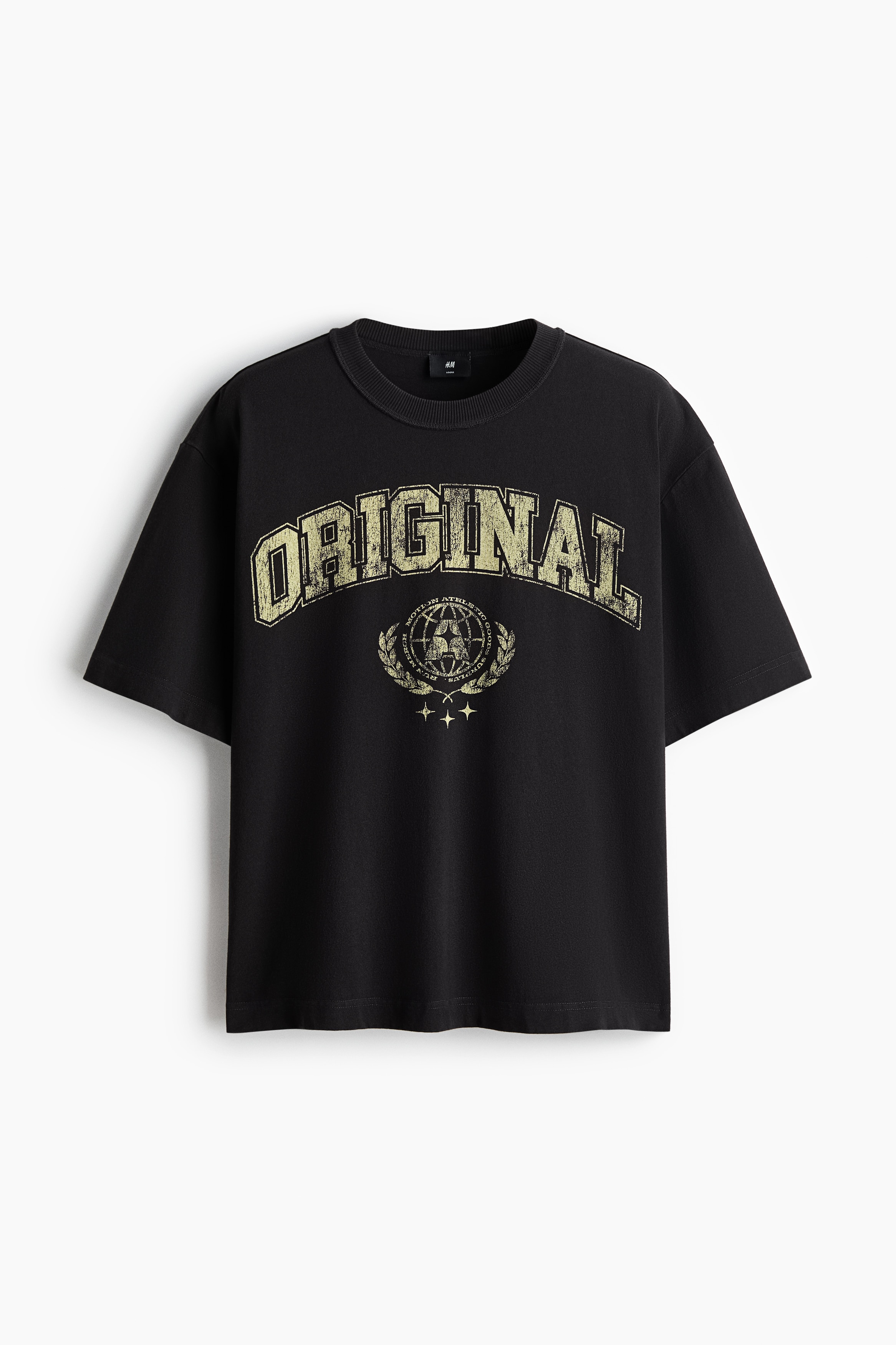 ルーズフィット プリントTシャツ - ブラック／Original/ベージュ／33/ライトグリーン／33/ブラウン／Athletics Co