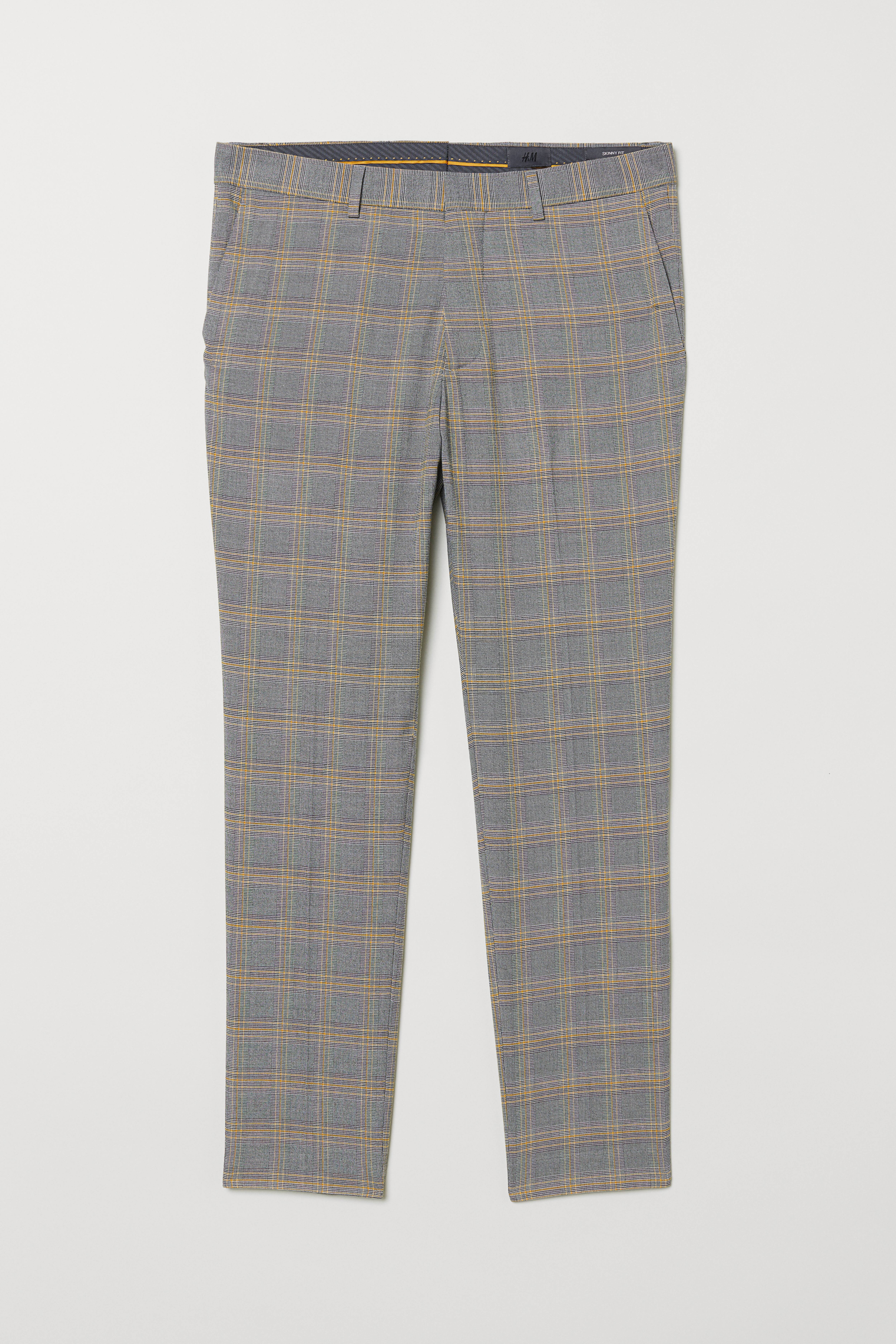 Mens plaid fashion pants h&m