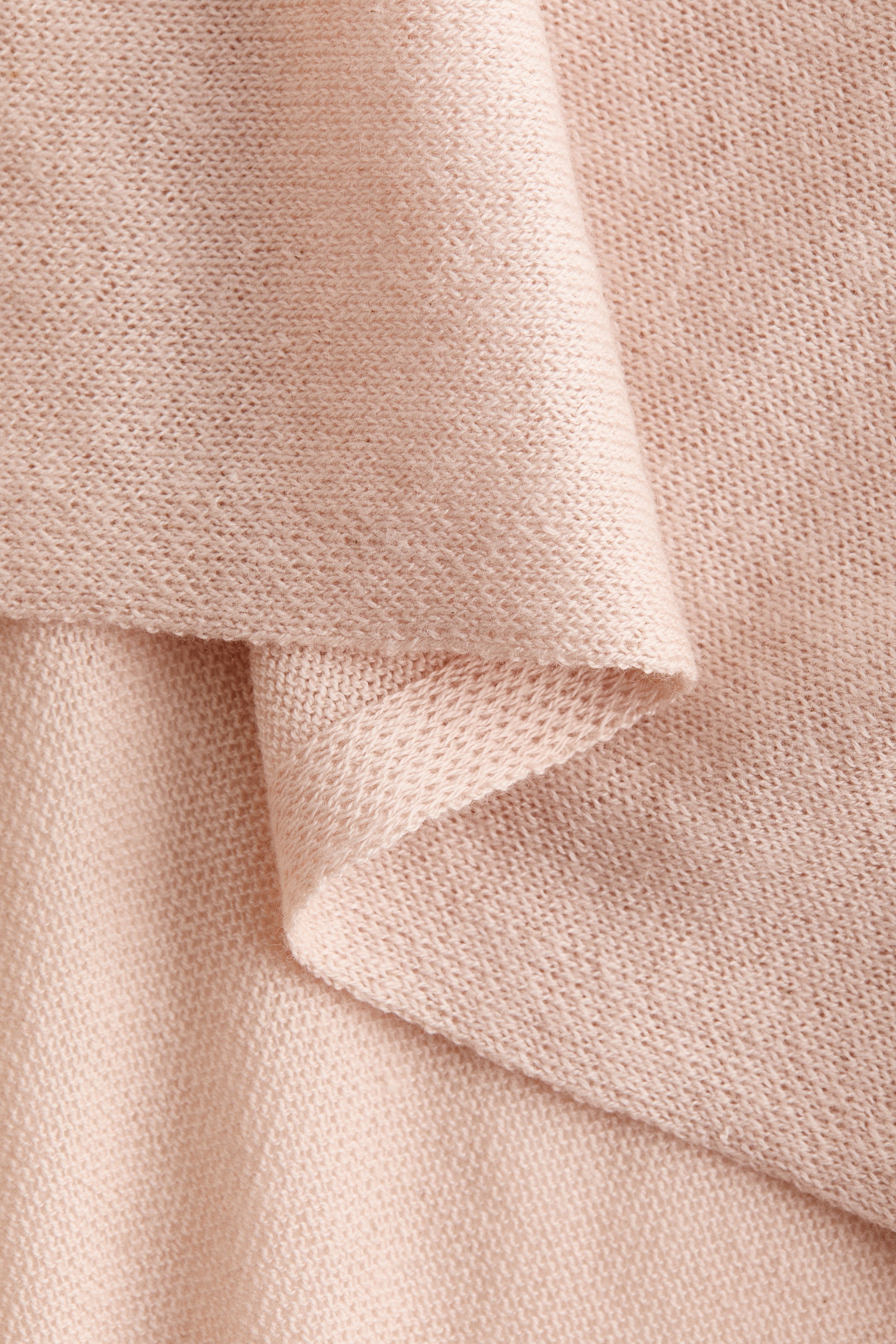 Knit Boat-Neck Cape