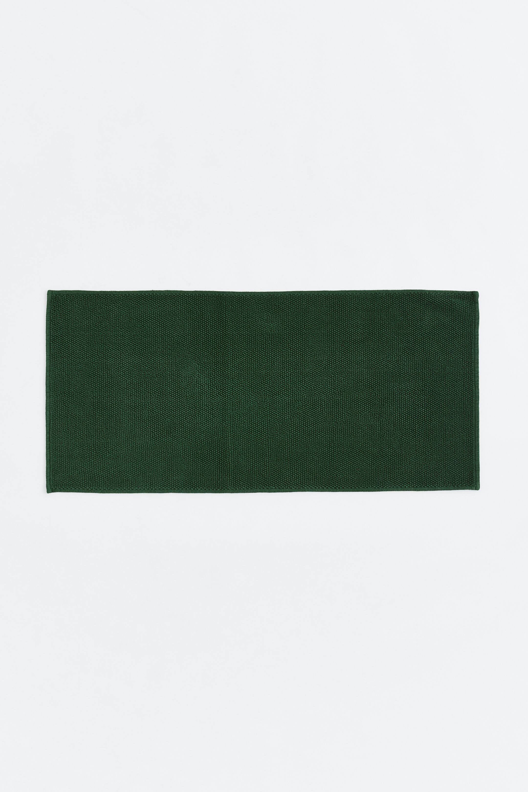 Cotton bath mat - Dark green - Home All | H&M GB