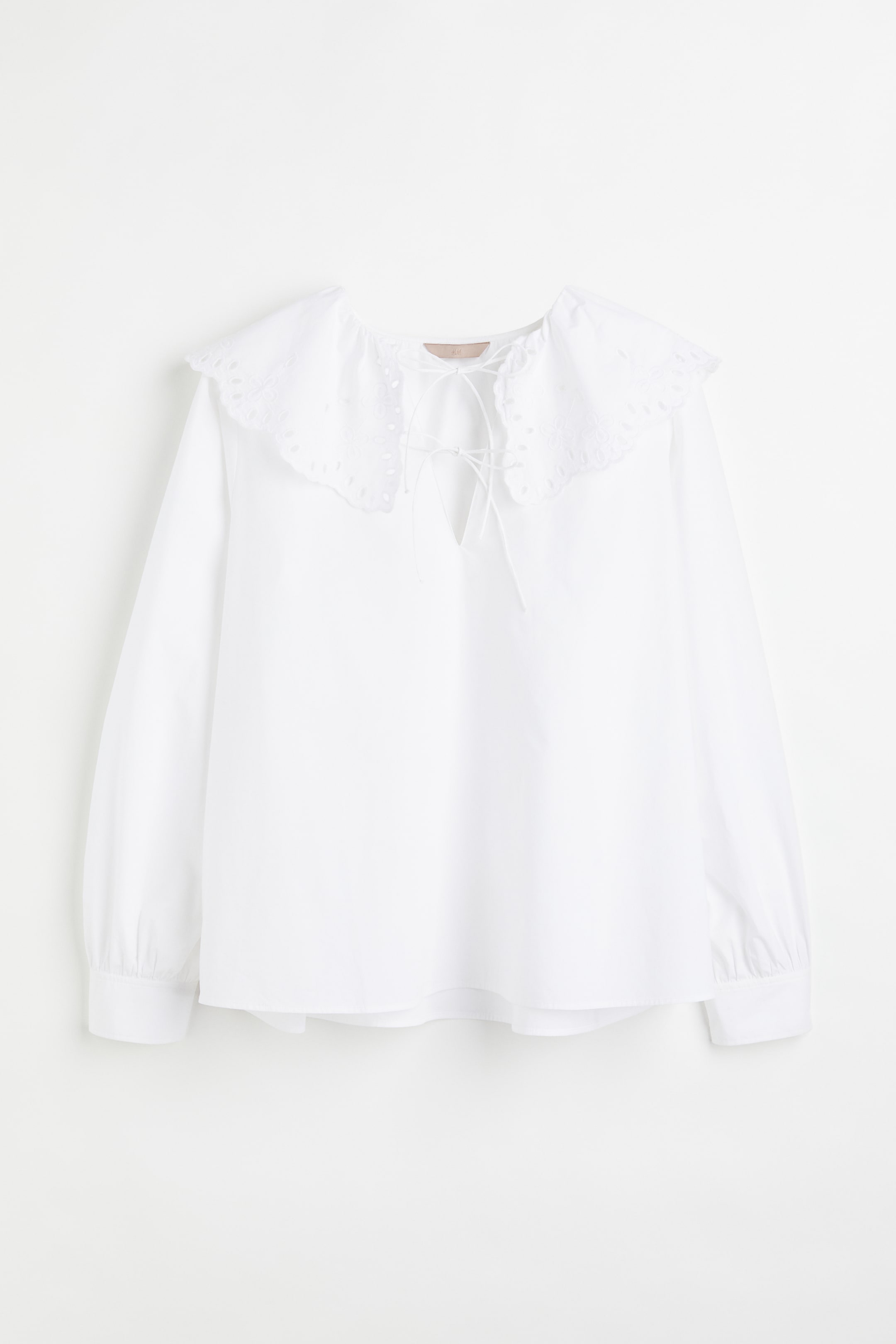 H&M+ Wide-collared Blouse