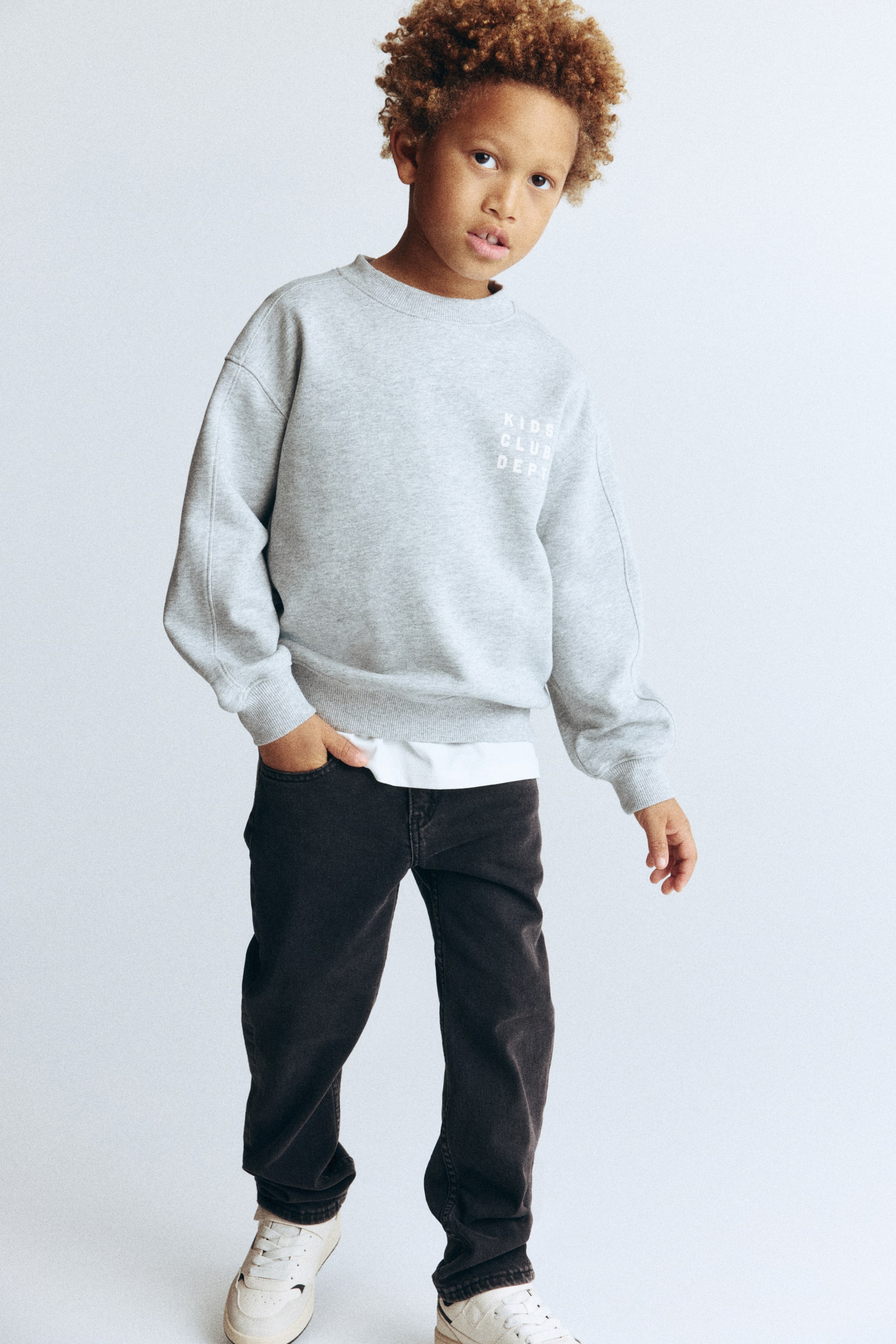 View larger image: Relaxed Fit Jeans - Dark grey - Kids | H&M IE 4