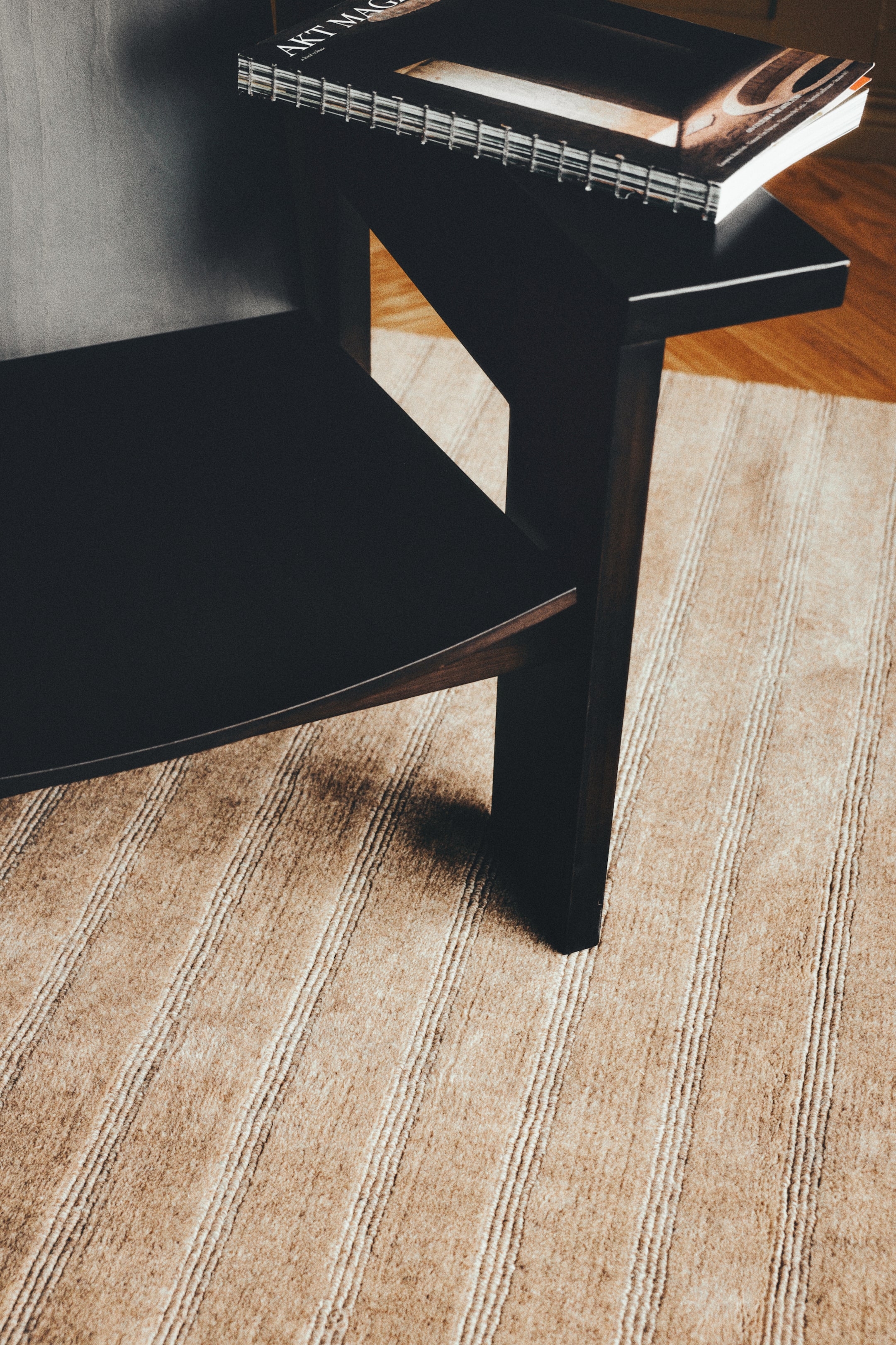 View larger image: Large Handwoven Wool-Blend Rug - Dark beige - Home All | H&M CA 1