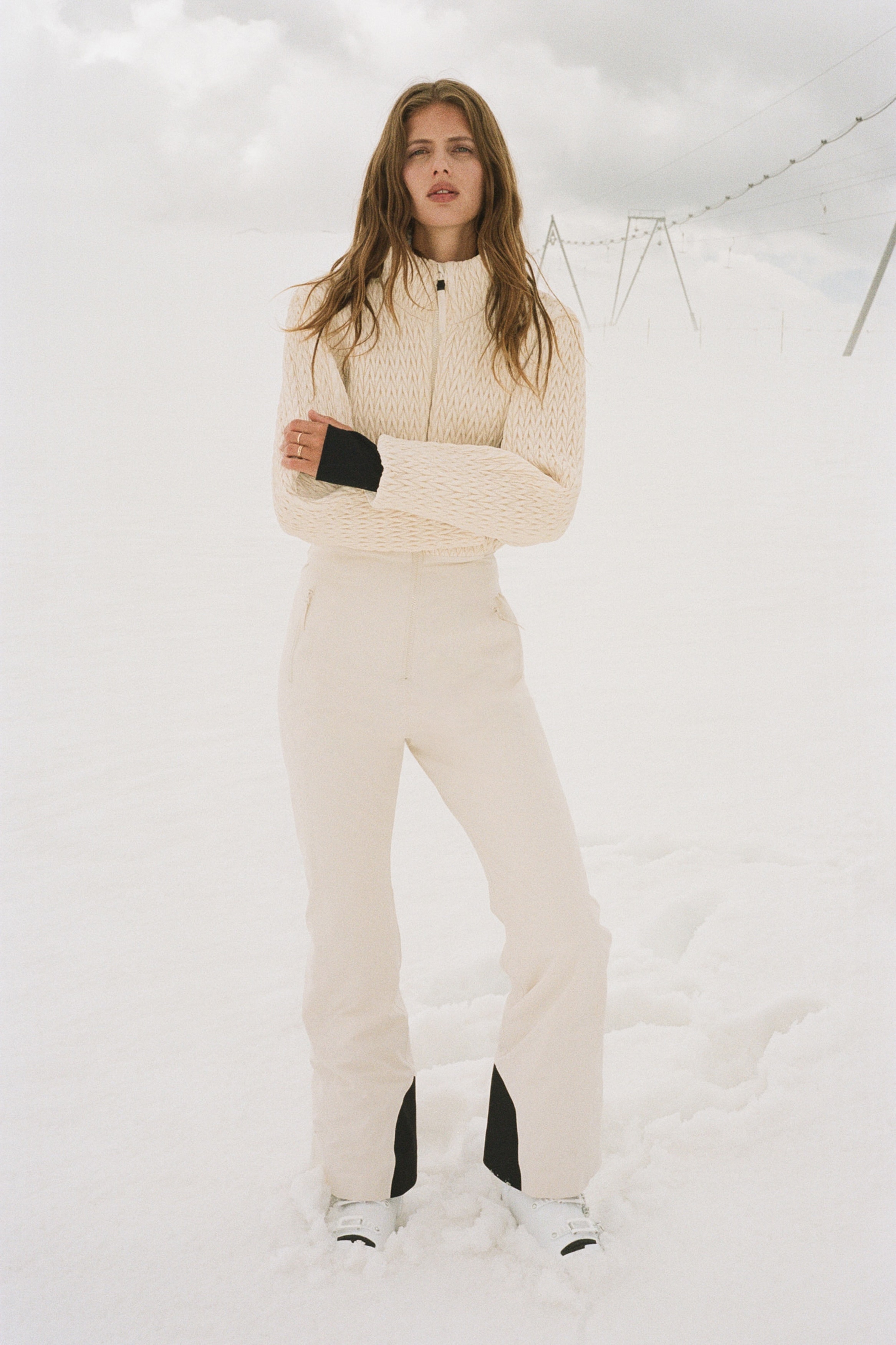 Ski Jumpsuit with ThermoMove™ - Cream - Ladies | H&M US