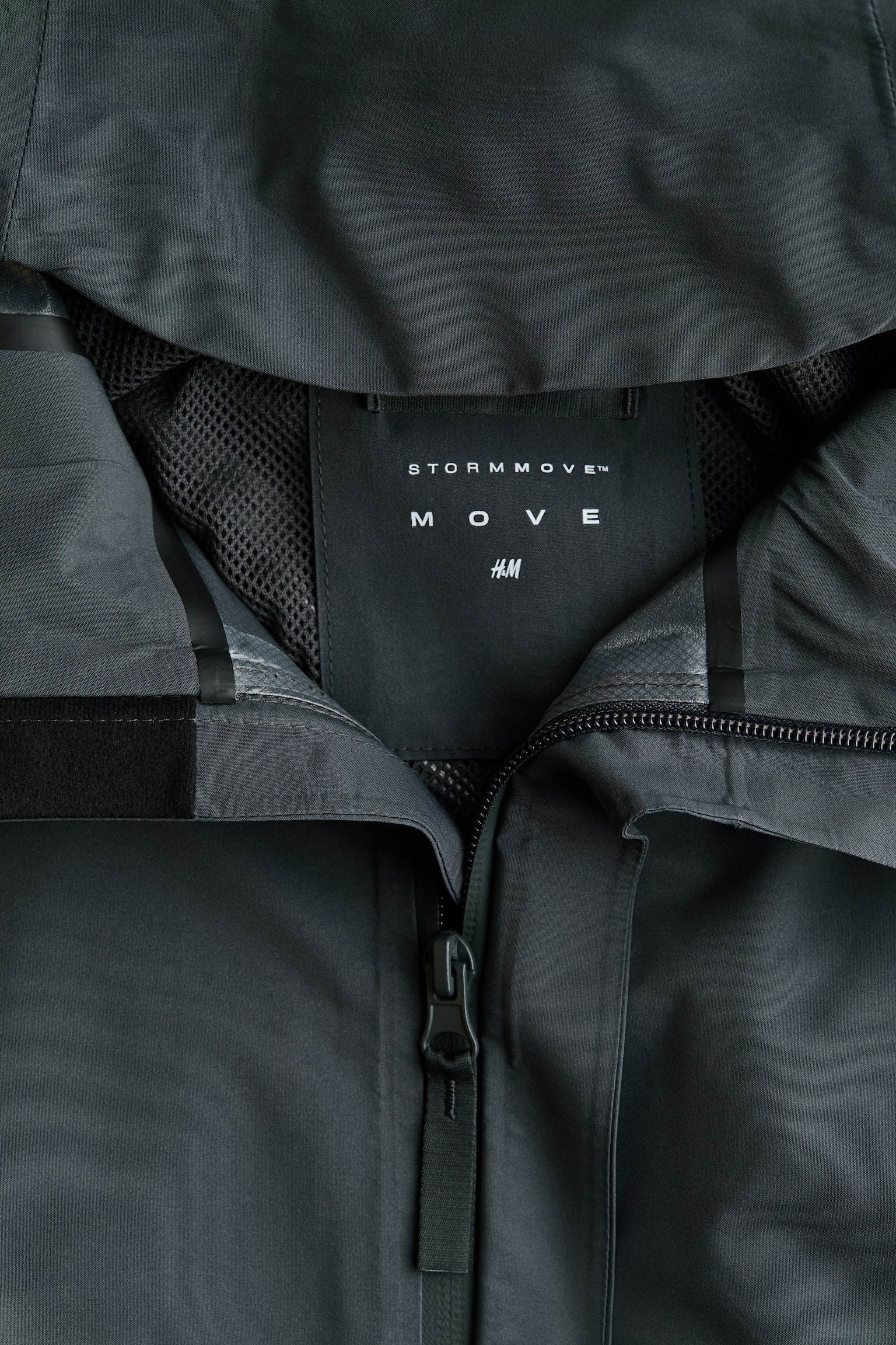 Rain parka with StormMove™ - Dark grey - 2