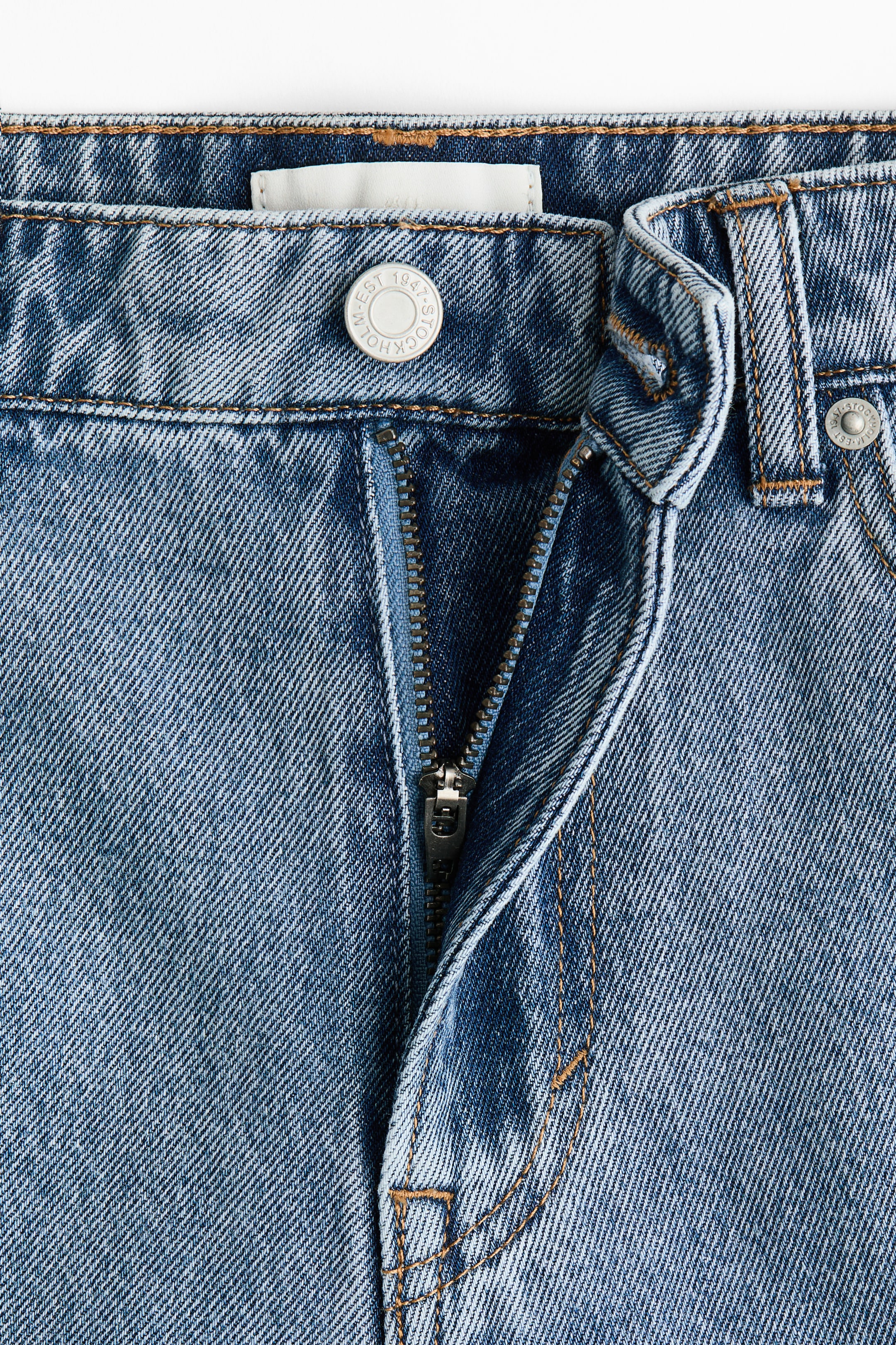 Straight Regular-Waist Jeans