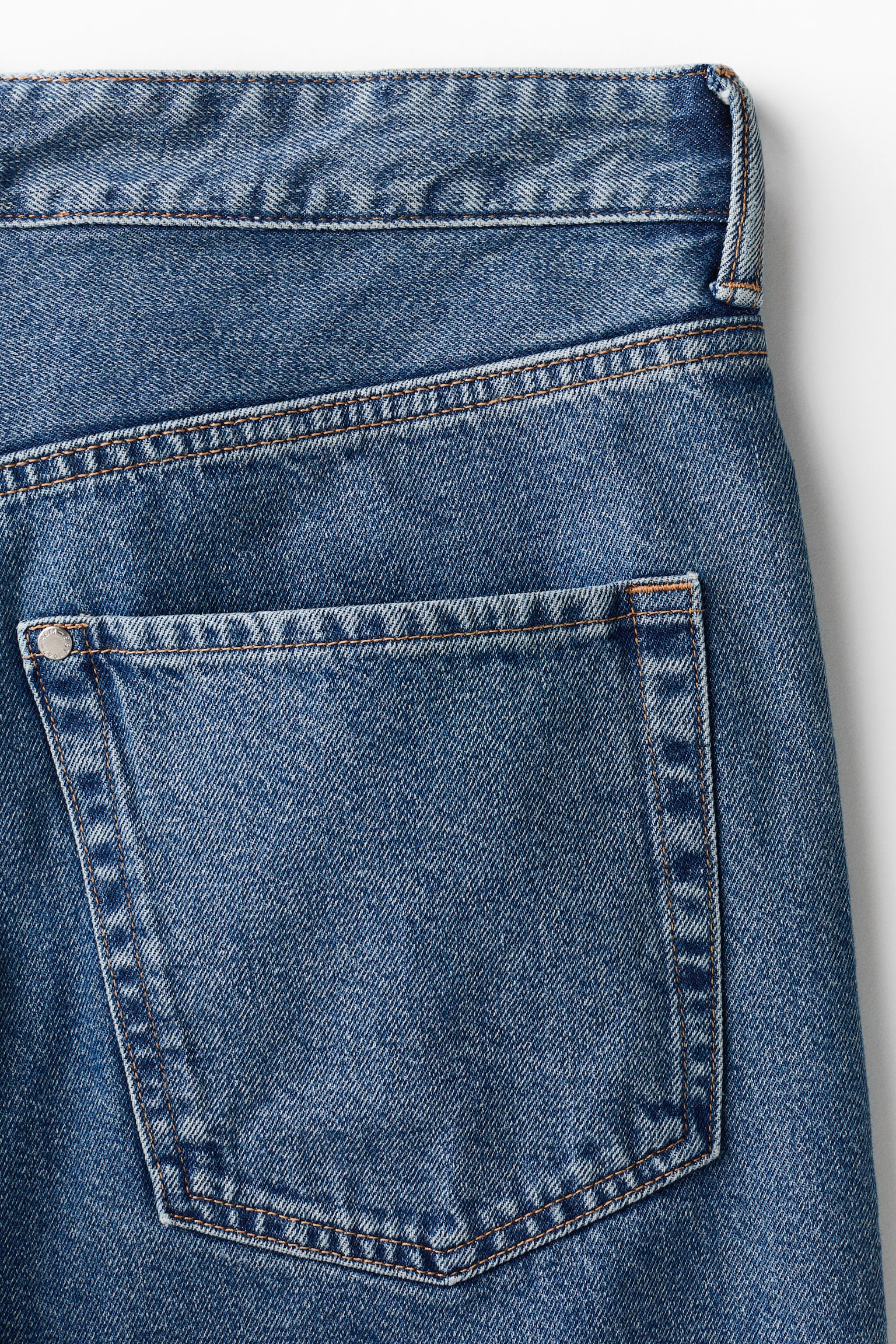 Relaxed Fit Denim shorts - Denim blue/Light denim blue/Denim grey - 5
