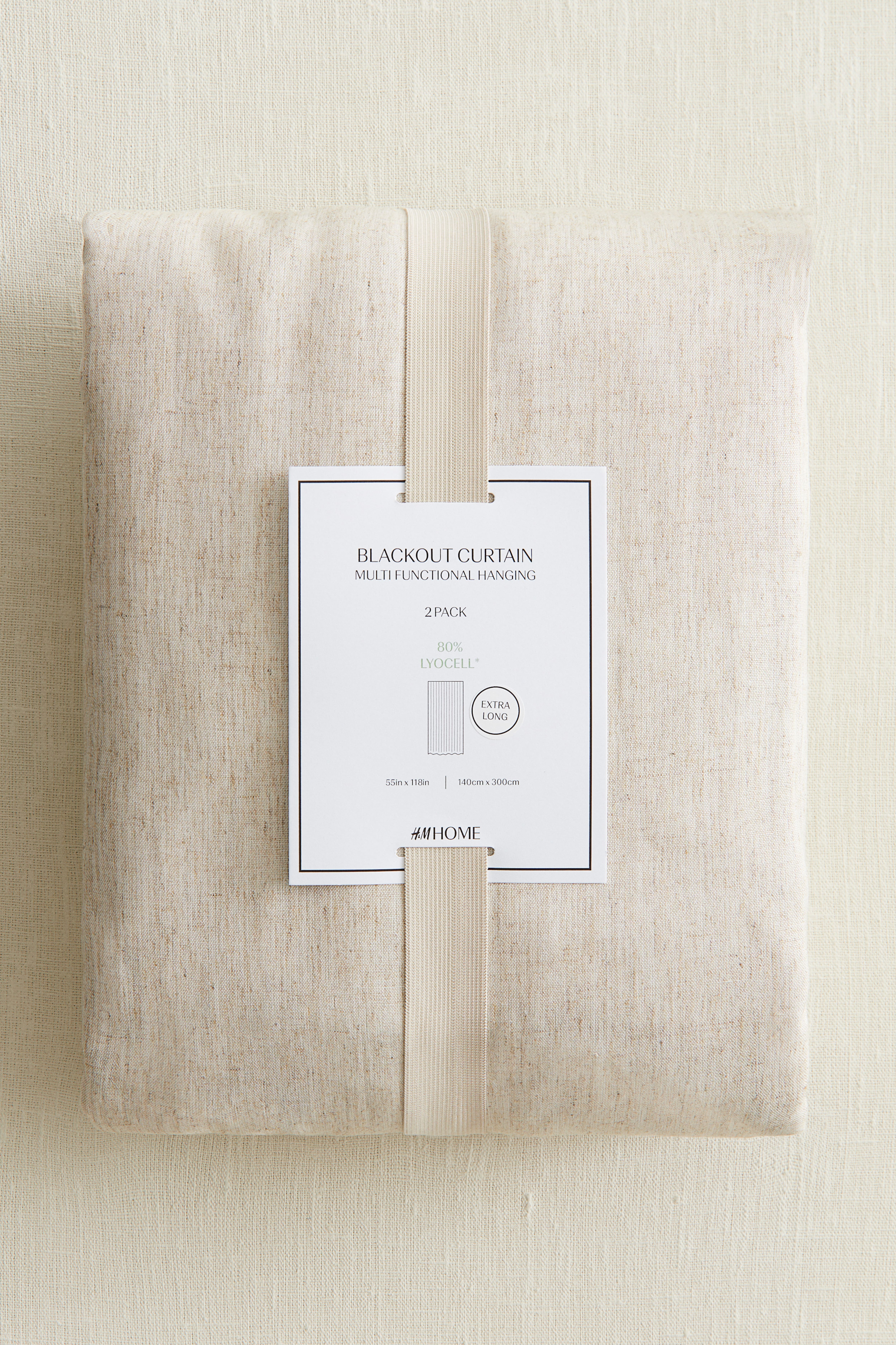 2-Pack Extra-Long Blackout Curtain Panels