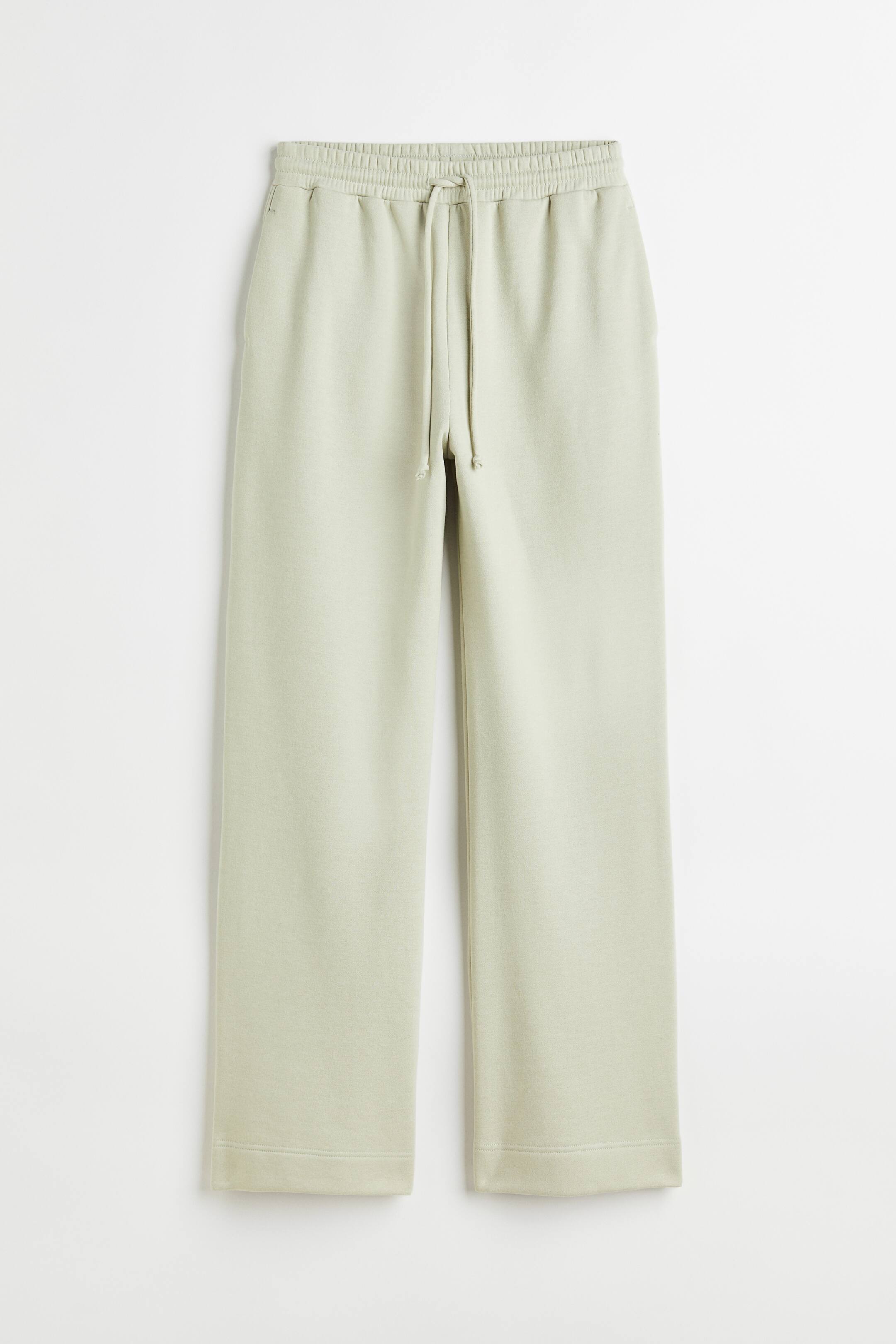 Xem ảnh lớn hơn: Quần jogger rộng - Màu xanh lá khói nhạt - Ladies | H&M VN 1