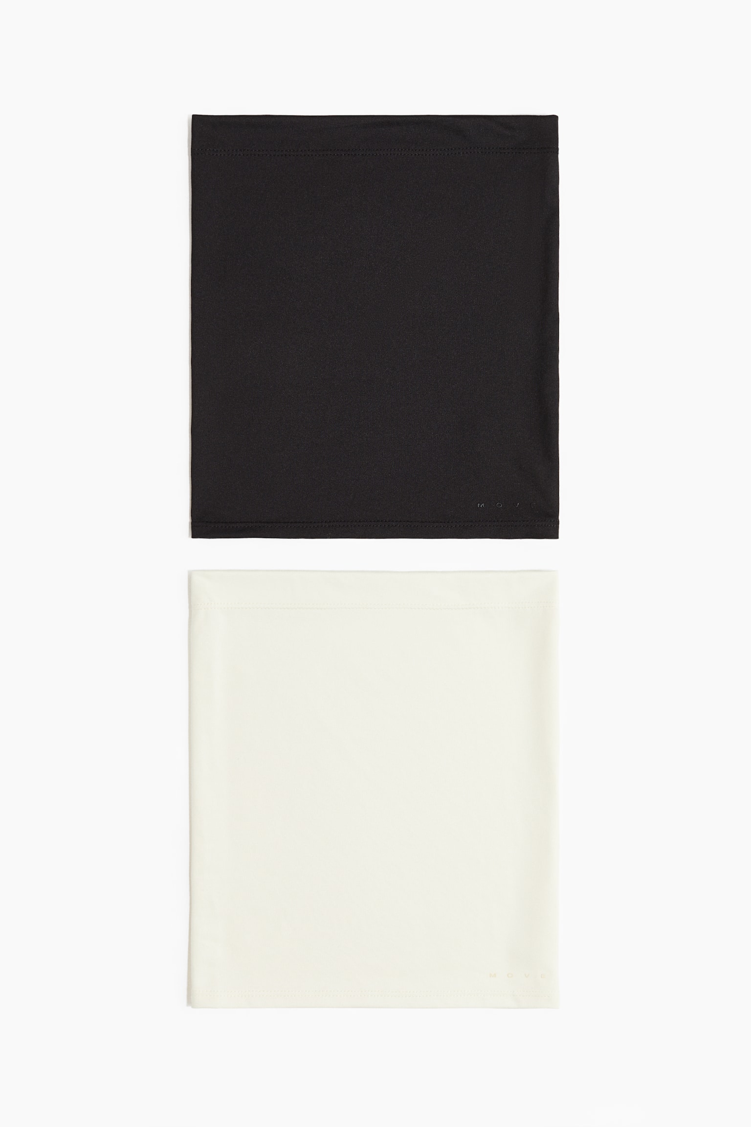 2-pack treningstubeskjerf med DryMove™ - Sort/Hvit - 3