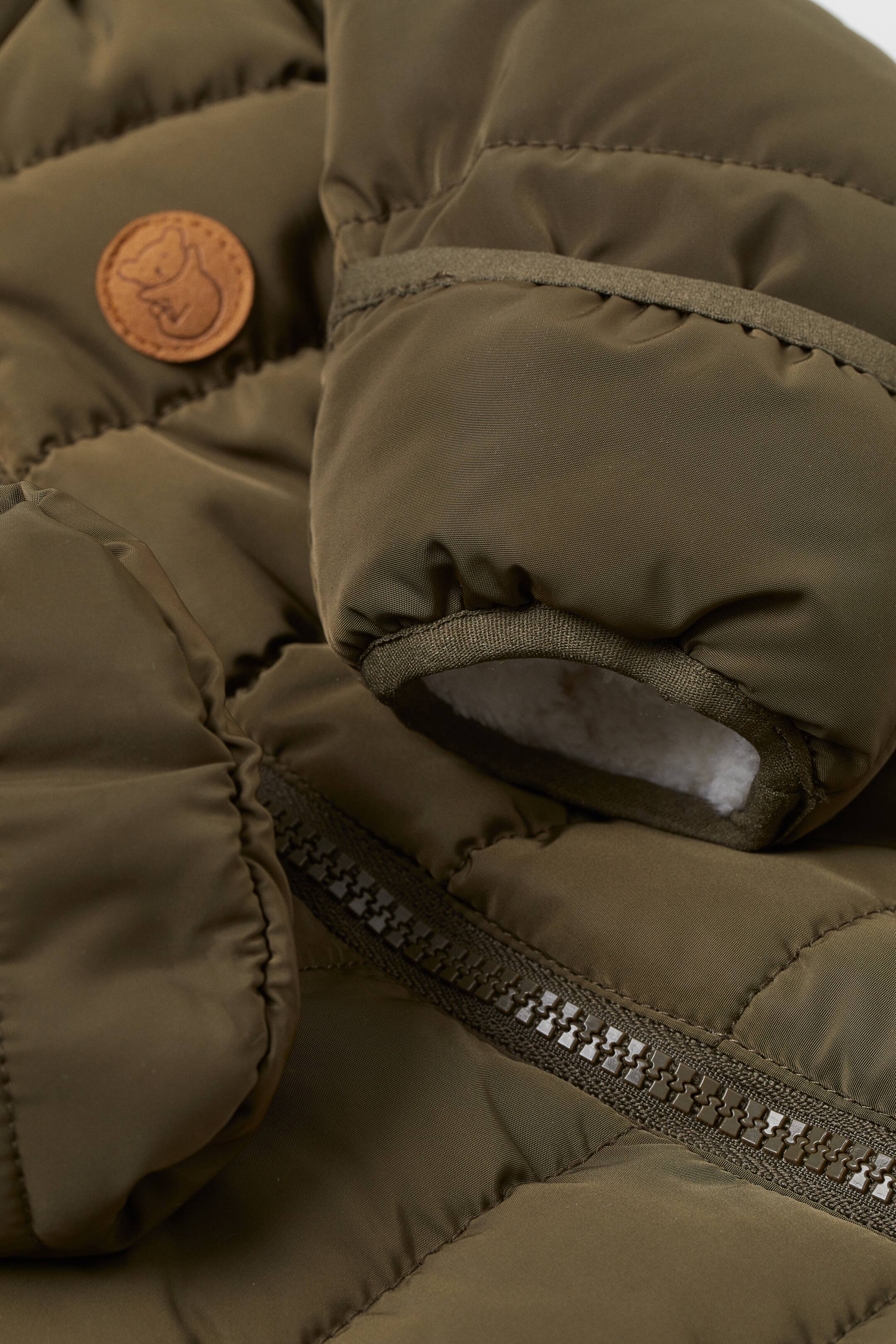 이미지 확대 보기: 파일 라인트 스노수트 - 다크 카키 그린 - Kids | H&M KR 4